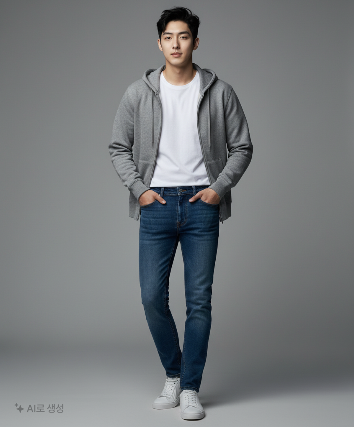 무신사 스탠다드(MUSINSA STANDARD) 후드 집업 XL