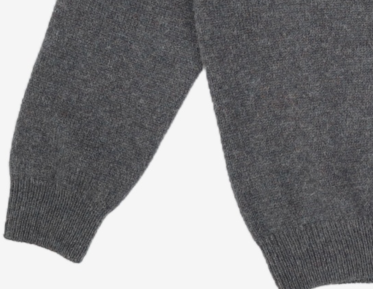 셔터(SHIRTER) SHAGGY DOG REVERSE SEAM KNIT (BROWN) M