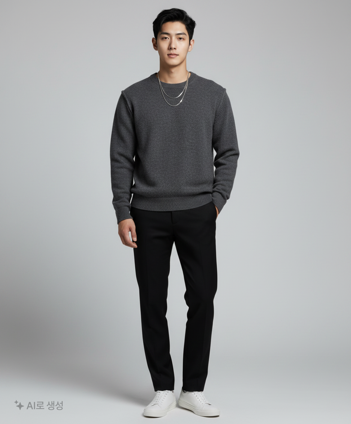 셔터(SHIRTER) SHAGGY DOG REVERSE SEAM KNIT (BROWN) M
