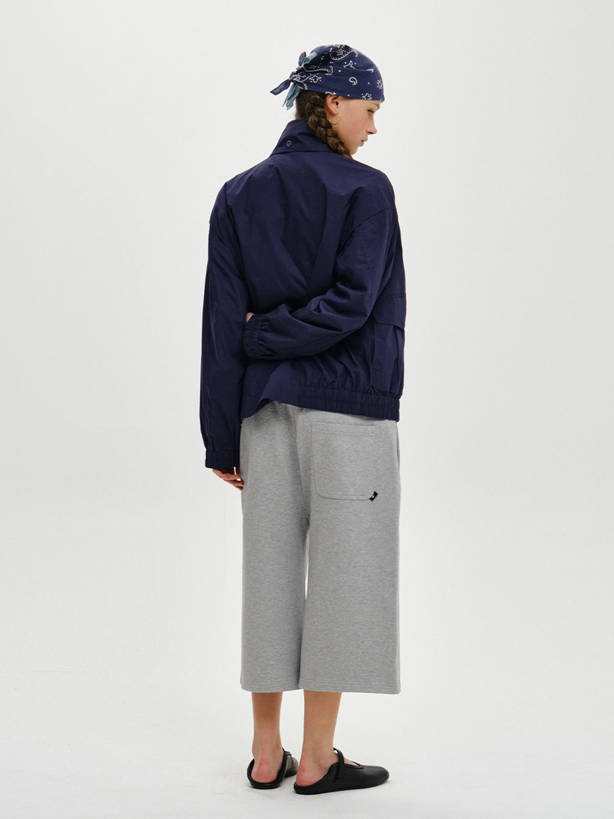 플리즈프로젝트(PLZPROJECT) 3 SWEAT BERMUDA PANTS, MELANGE GRAY
