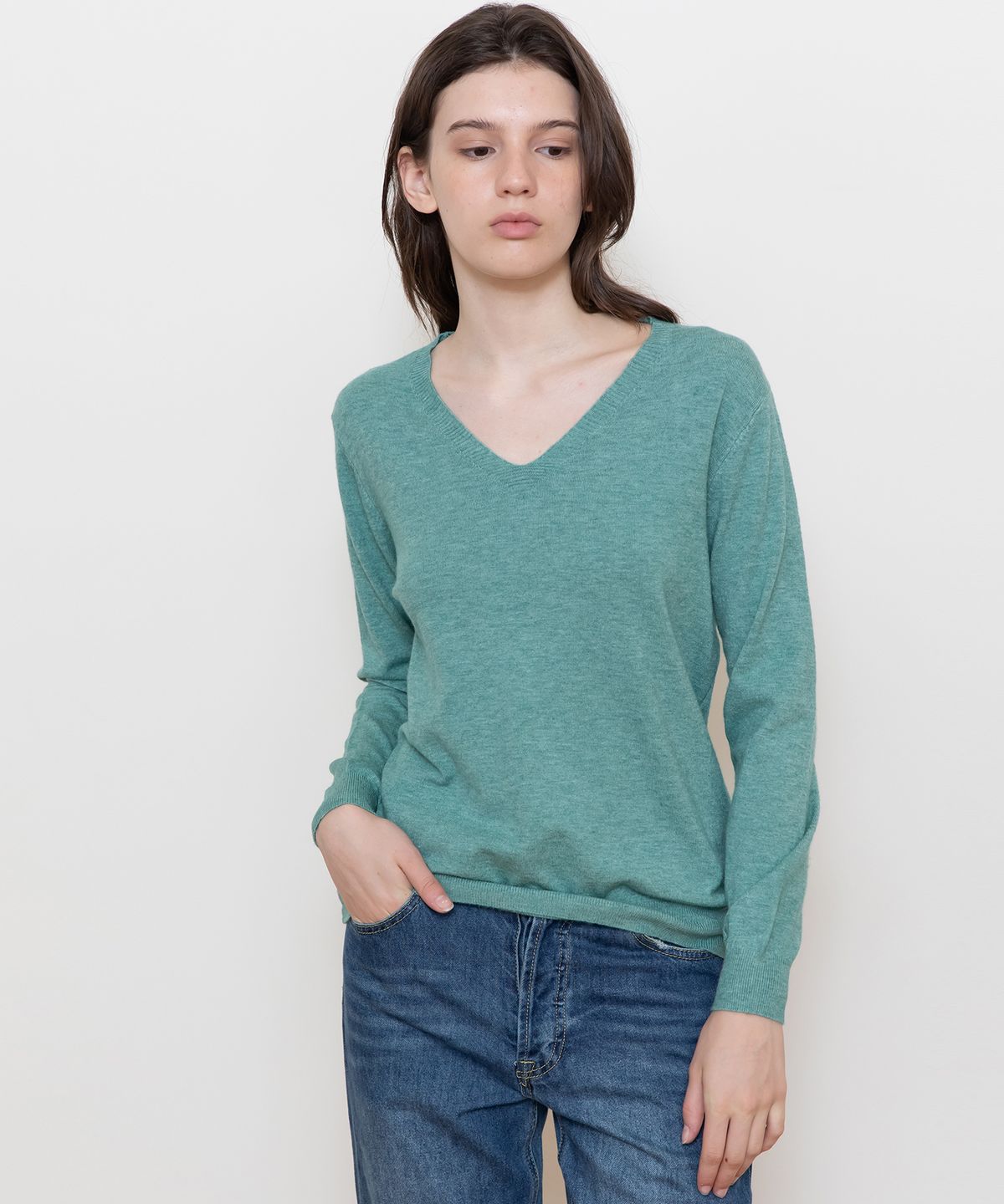 제이마크뉴욕(JMARKNEWYORK) Soft v-neck knitwear_3color