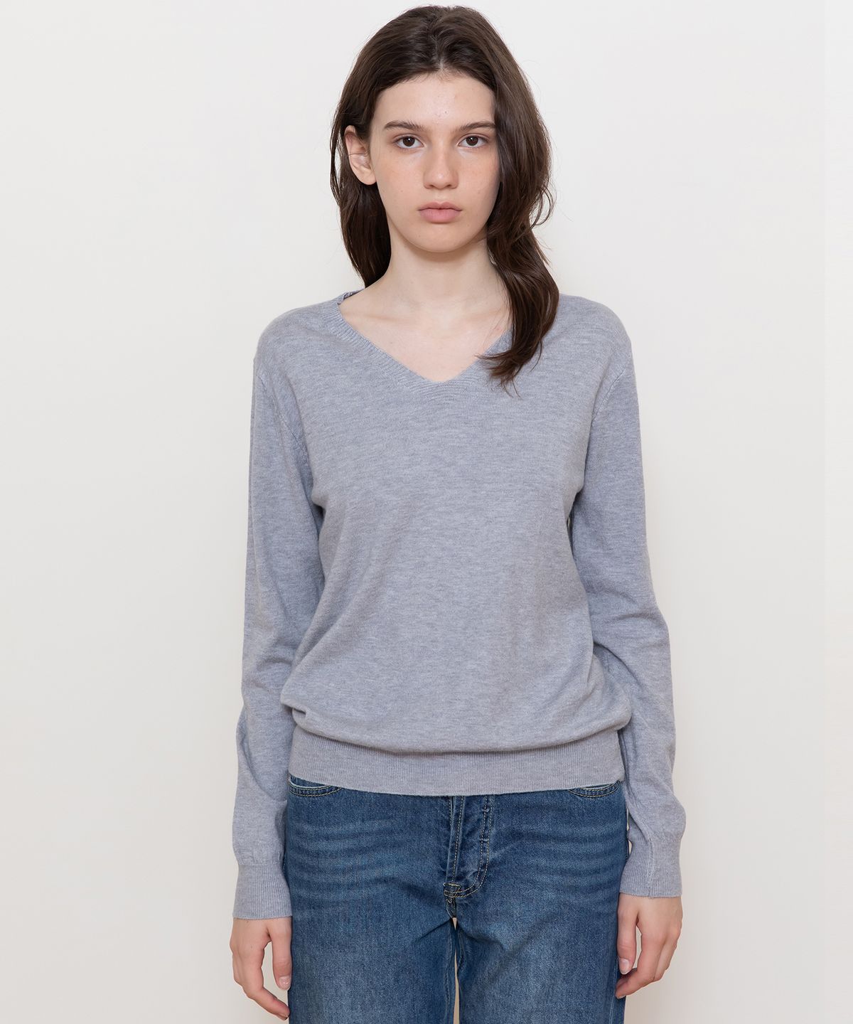 제이마크뉴욕(JMARKNEWYORK) Soft v-neck knitwear_3color