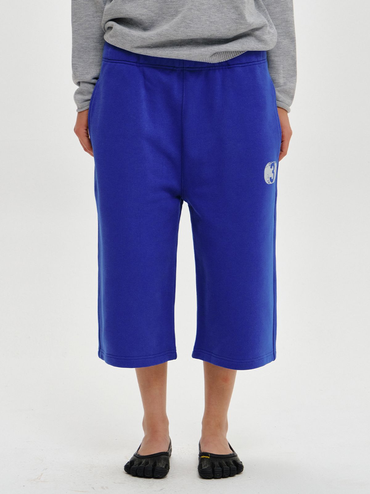 플리즈프로젝트(PLZPROJECT) 3 SWEAT BERMUDA PANTS, BLUE