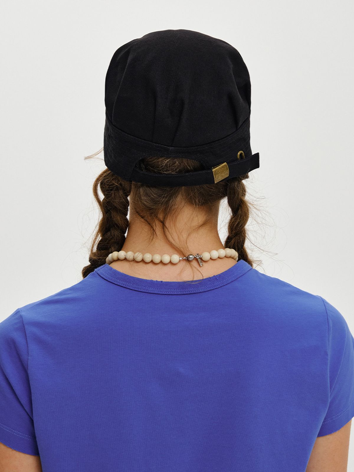 플리즈프로젝트(PLZPROJECT) NEWSBOY CAP, BLACK
