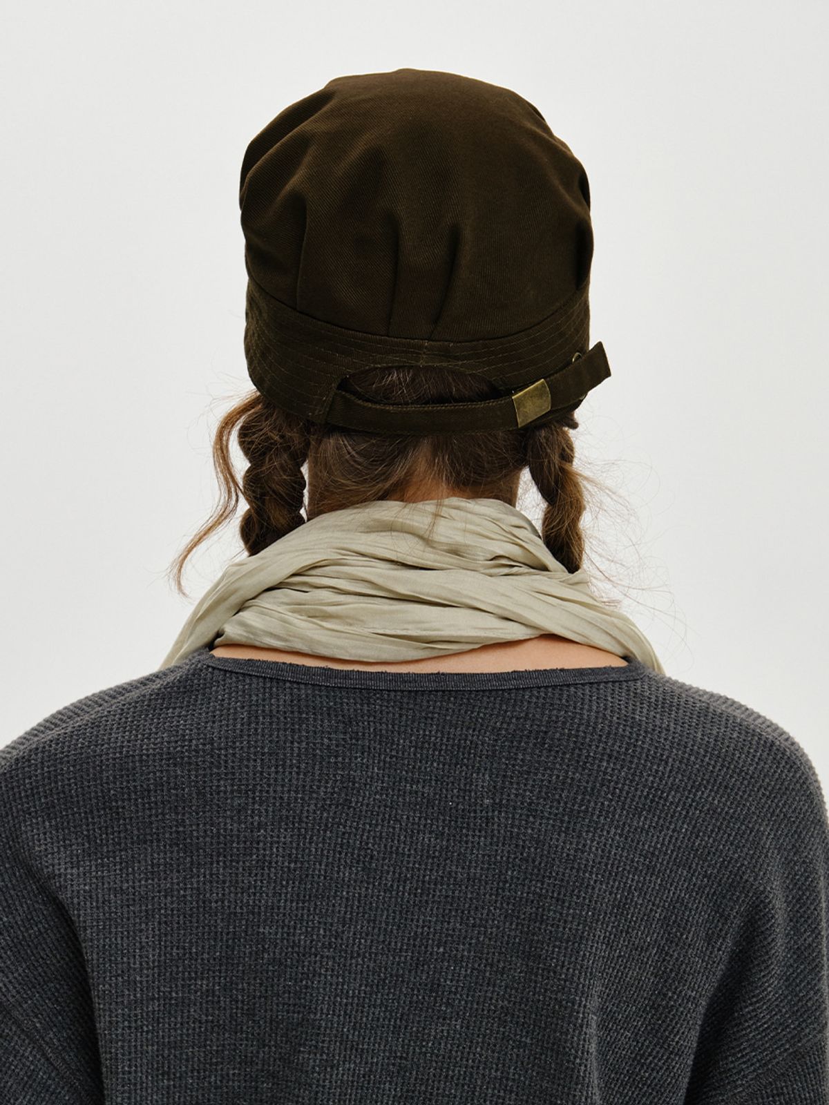 플리즈프로젝트(PLZPROJECT) NEWSBOY CAP, BROWN