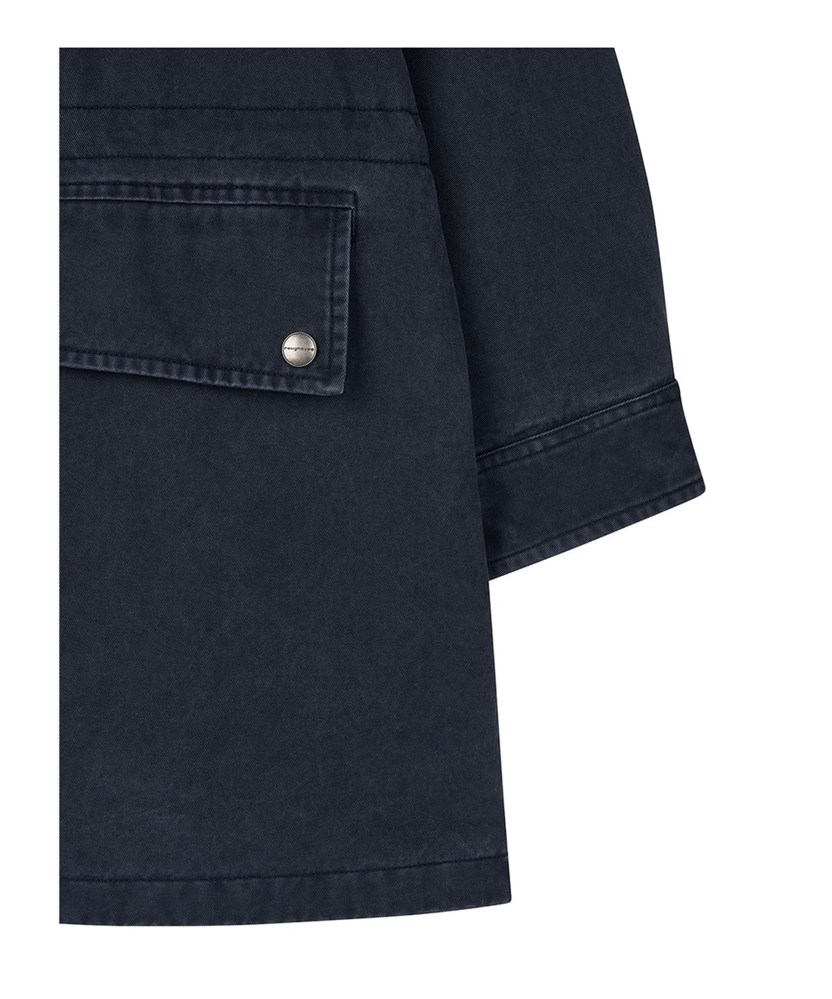 로타입(ROUGHTYPE) Washed Safari Mid Jacket - Navy