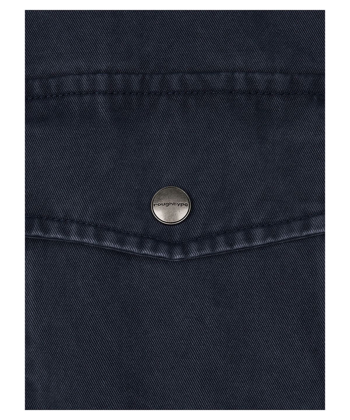 로타입(ROUGHTYPE) Washed Safari Mid Jacket - Navy