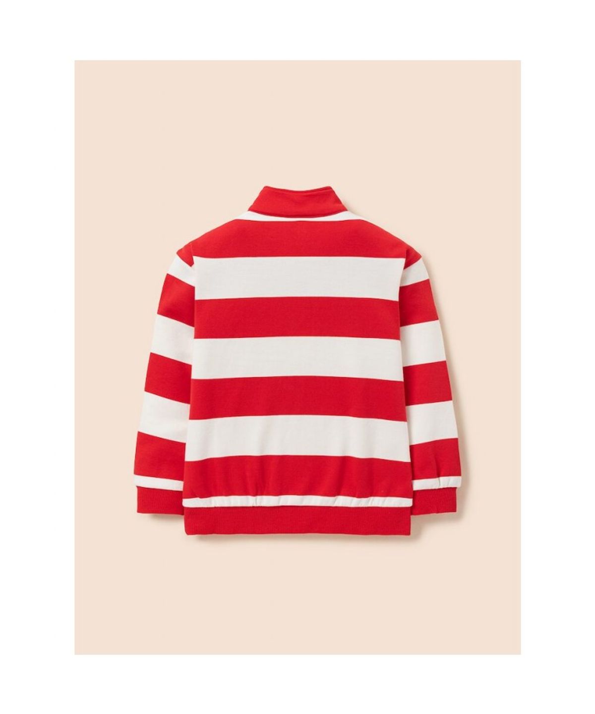 빈폴 키즈(BEANPOLE KIDS) 빅 스트라이프 쿼터 집업  레드 (BI6841U196)