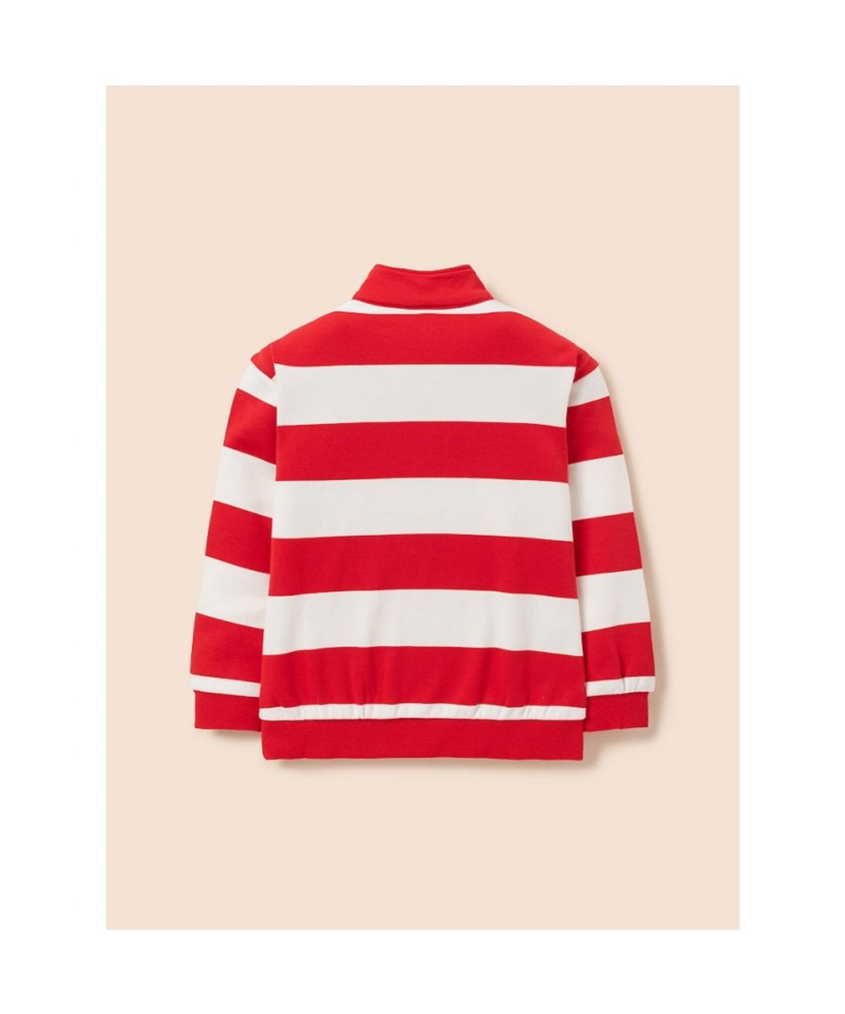 빈폴 키즈(BEANPOLE KIDS) 빅 스트라이프 쿼터 집업  레드 (BI6841U196)