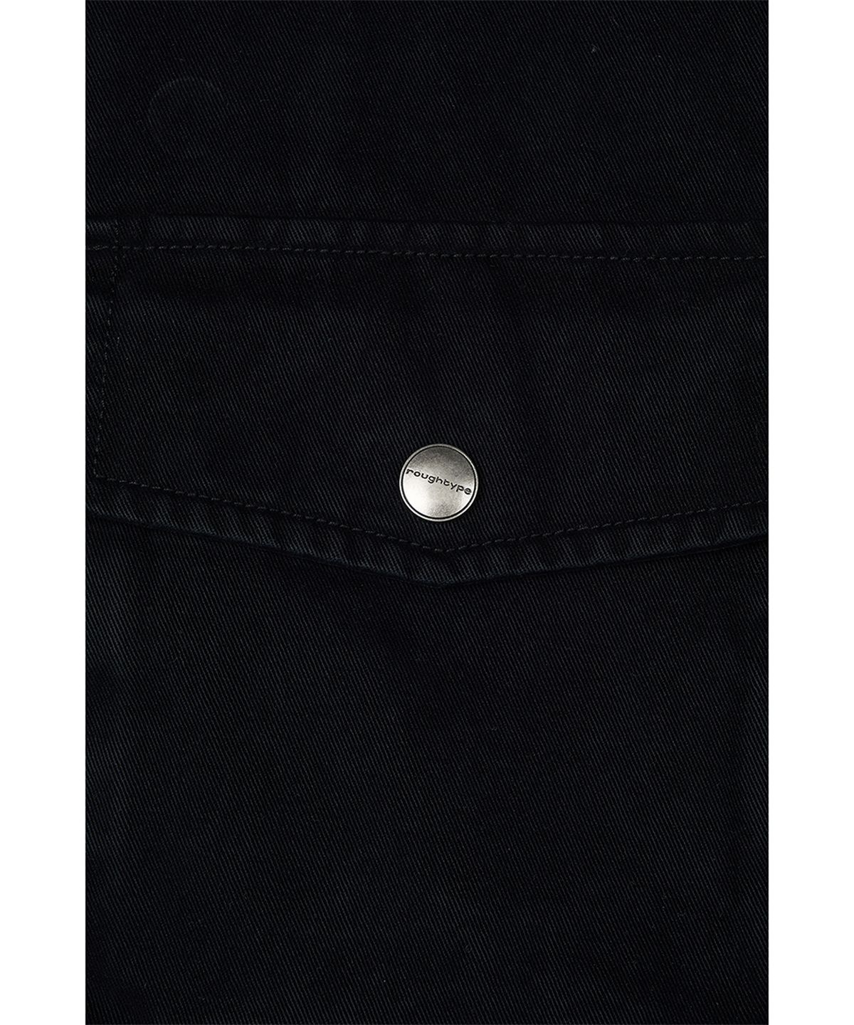 로타입(ROUGHTYPE) Washed Safari Mid Jacket - Black