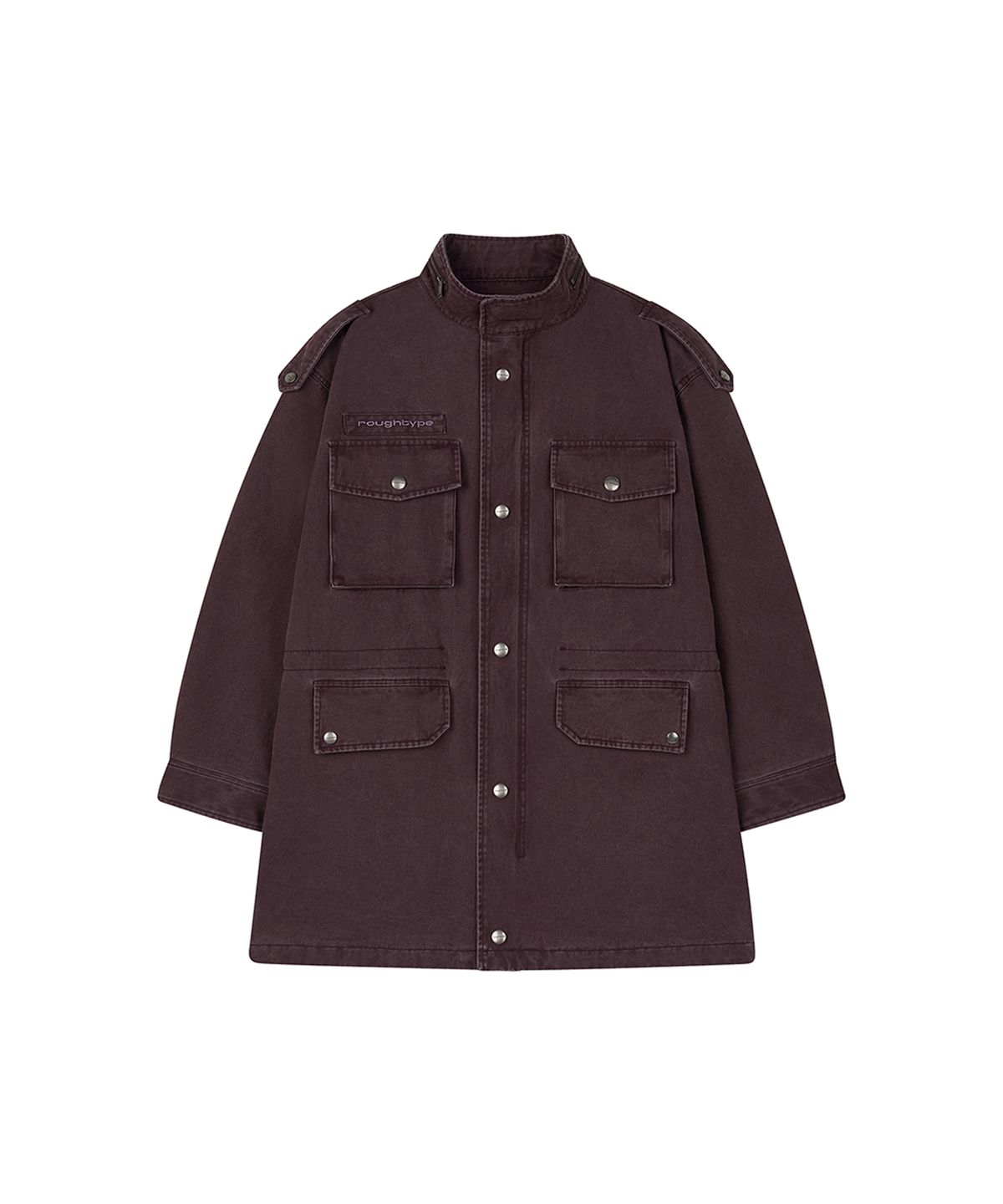 로타입(ROUGHTYPE) Washed Safari Mid Jacket - Purple