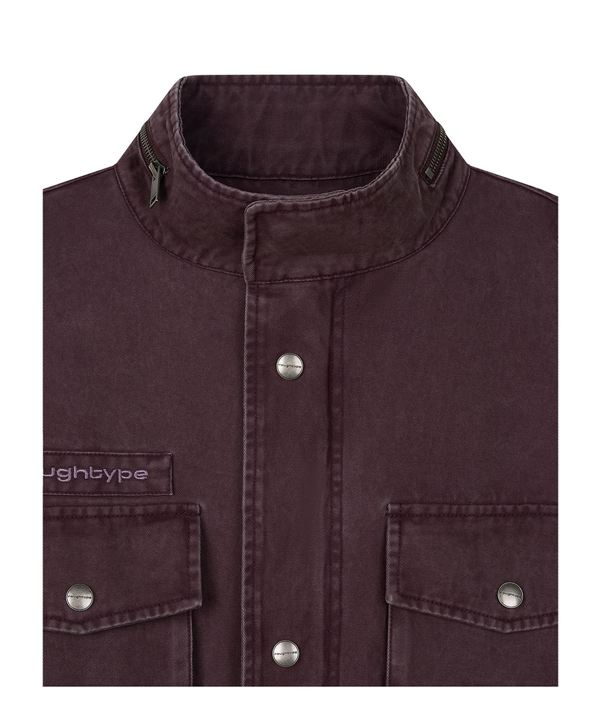 로타입(ROUGHTYPE) Washed Safari Mid Jacket - Purple