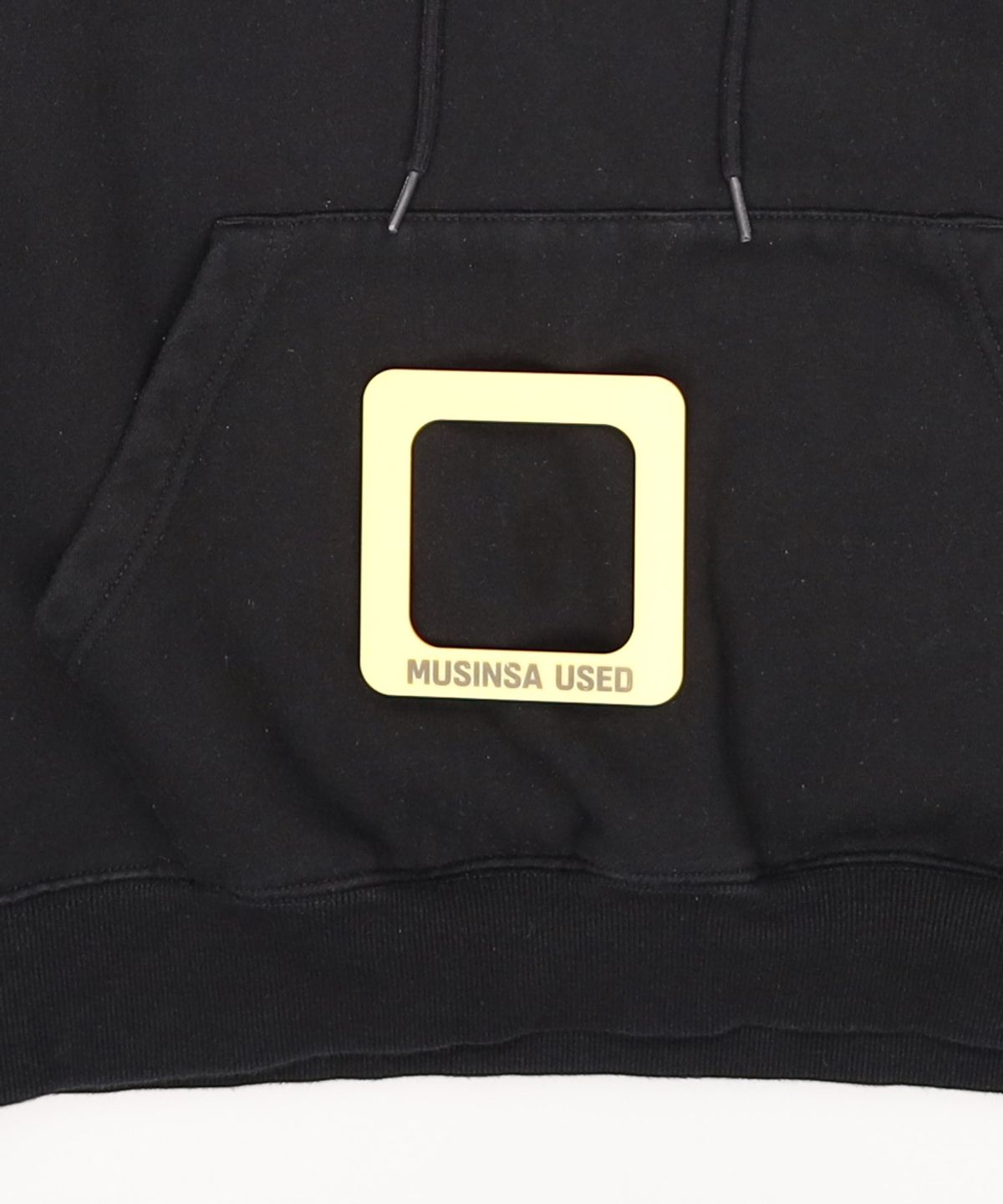 브라운브레스(BROWNBREATH) SIGNAL TAG HOODIE - BLACK L