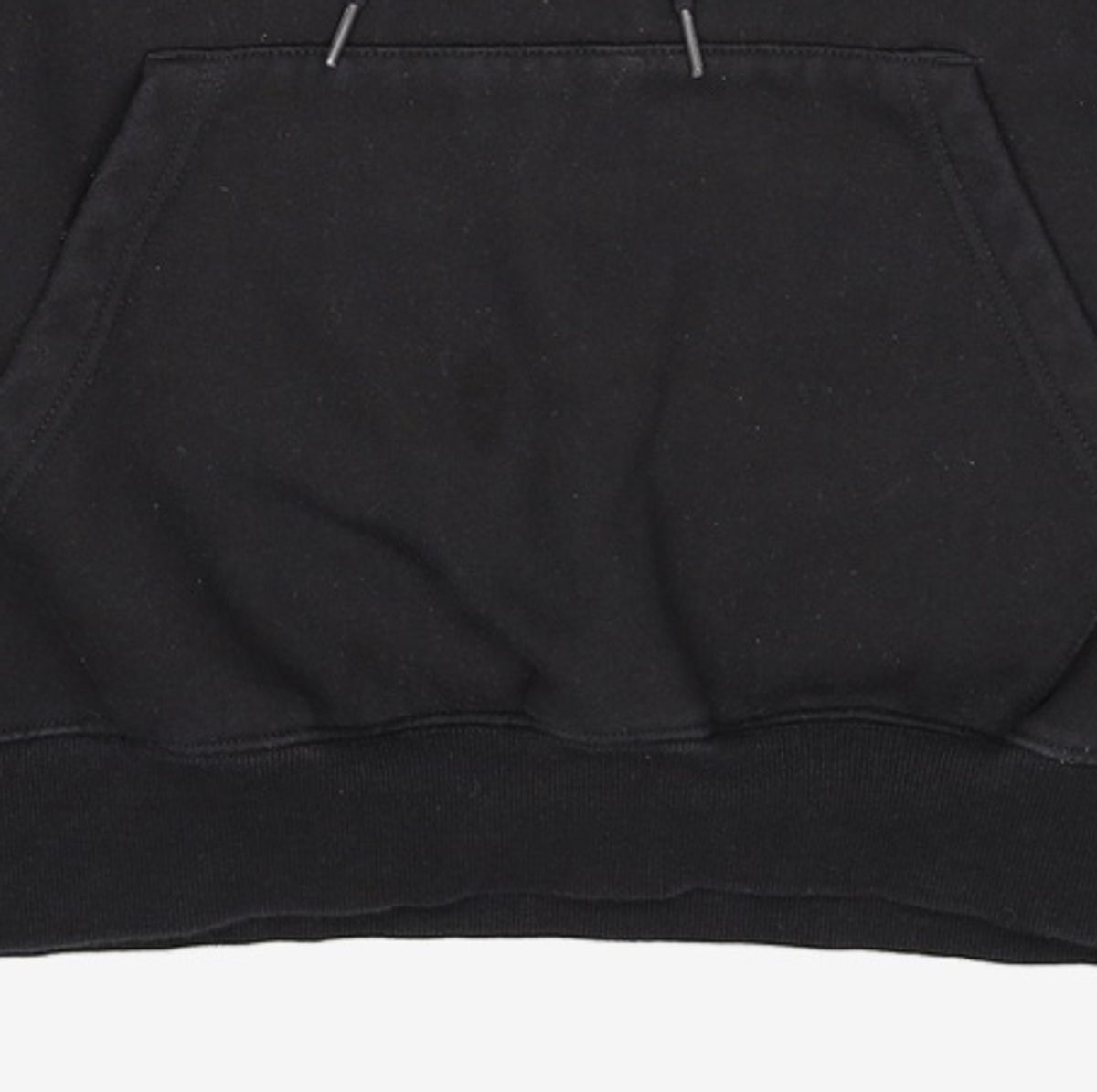 브라운브레스(BROWNBREATH) SIGNAL TAG HOODIE - BLACK L
