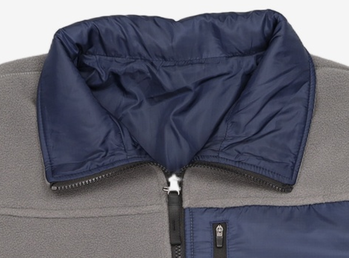 브라운브레스(BROWNBREATH) TAG REVERSIBLE FLEECE JACKET - GREY M