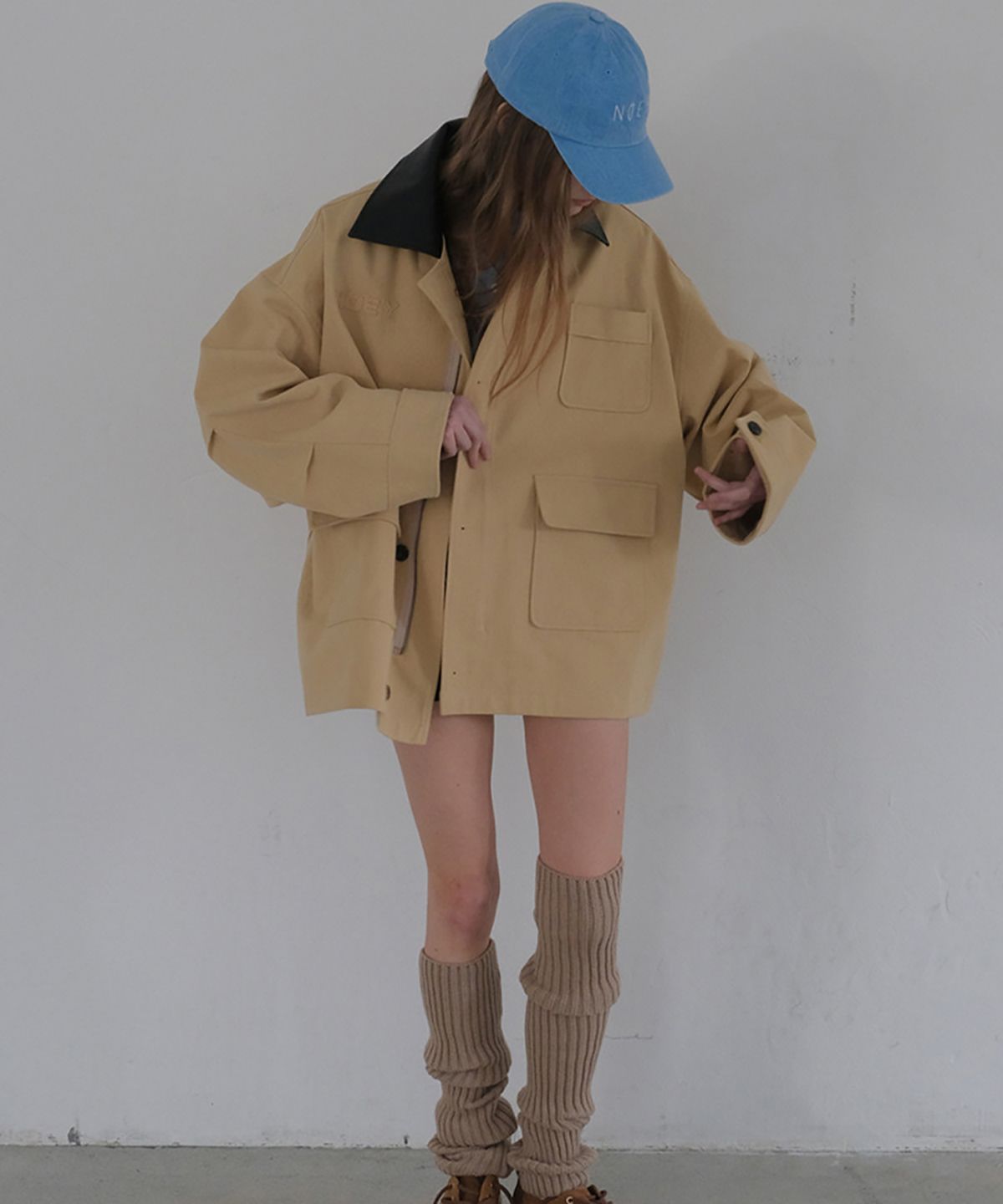 그노노이(GNOHNOEY) 엔지니어드 워크자켓 (Beige)