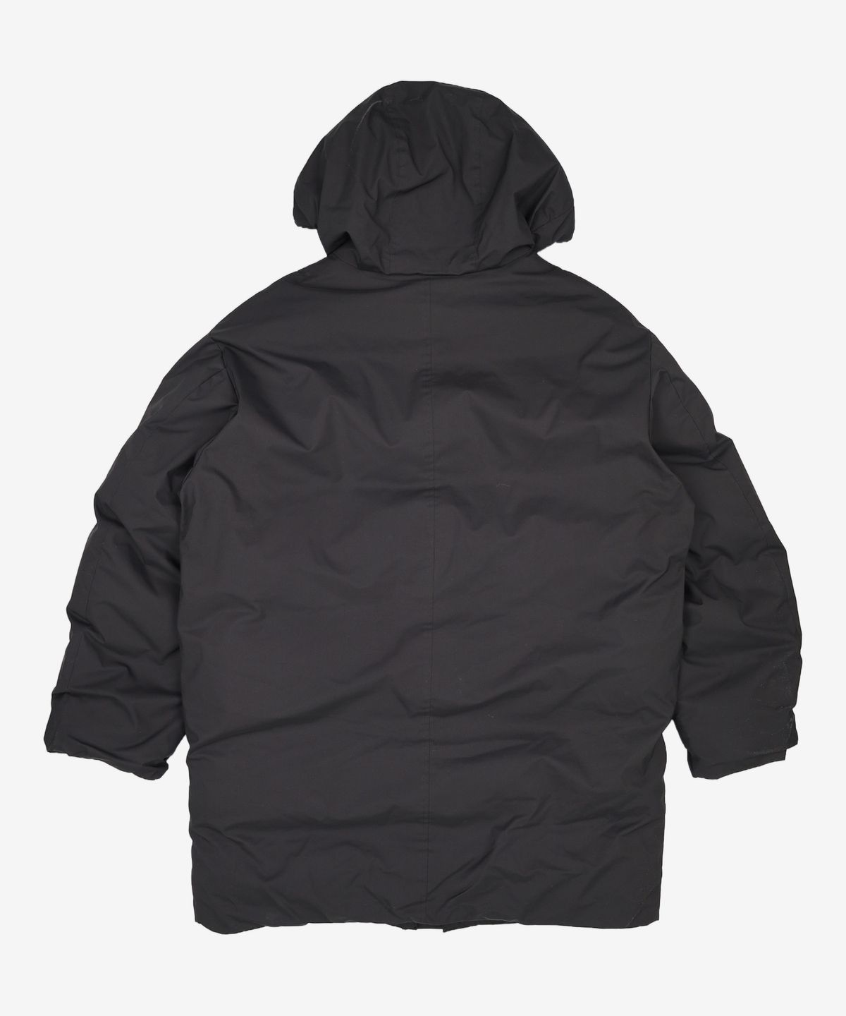 가먼트레이블(GARMENT LABLE) Hooded Half Padding - Black M