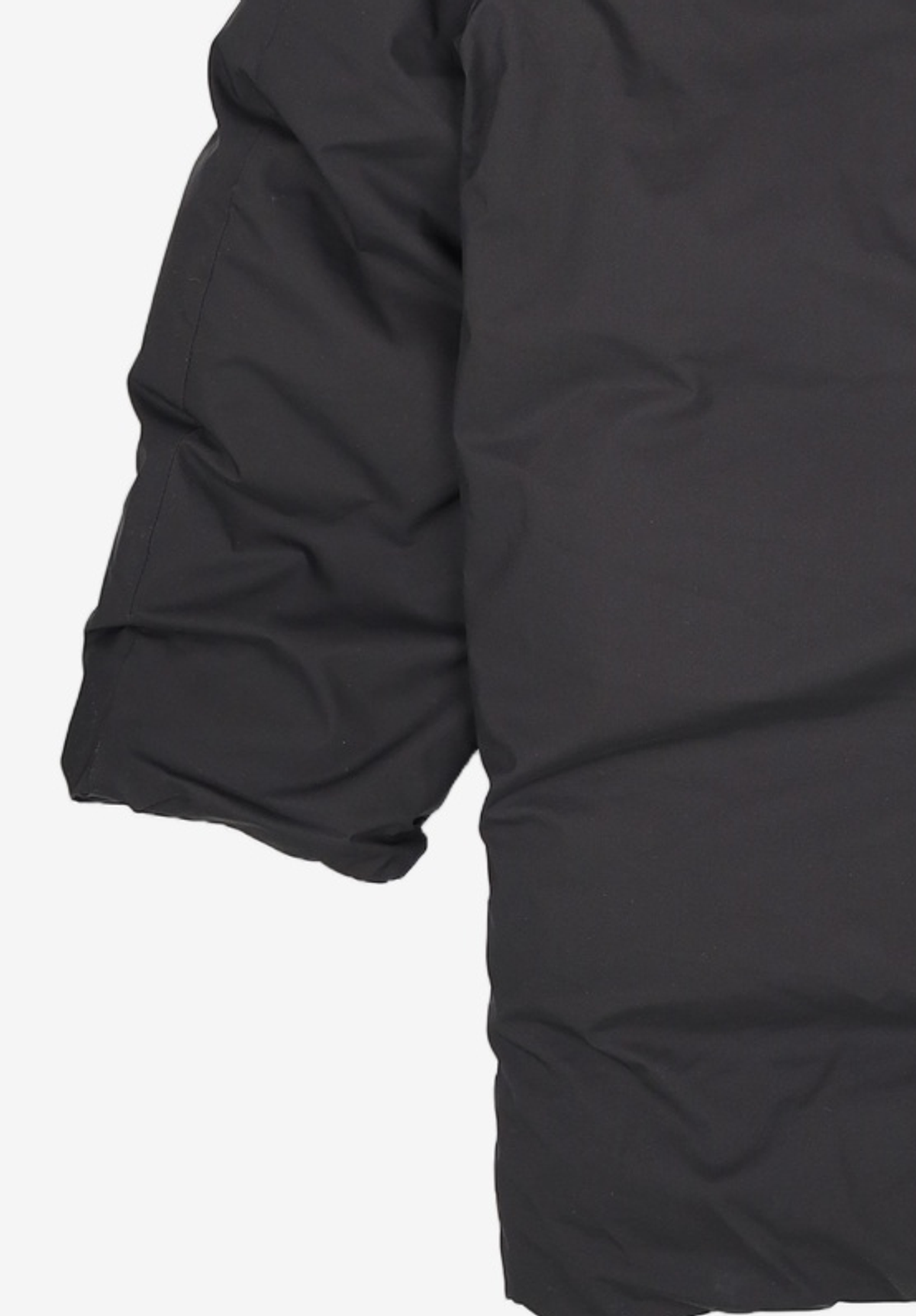 가먼트레이블(GARMENT LABLE) Hooded Half Padding - Black M