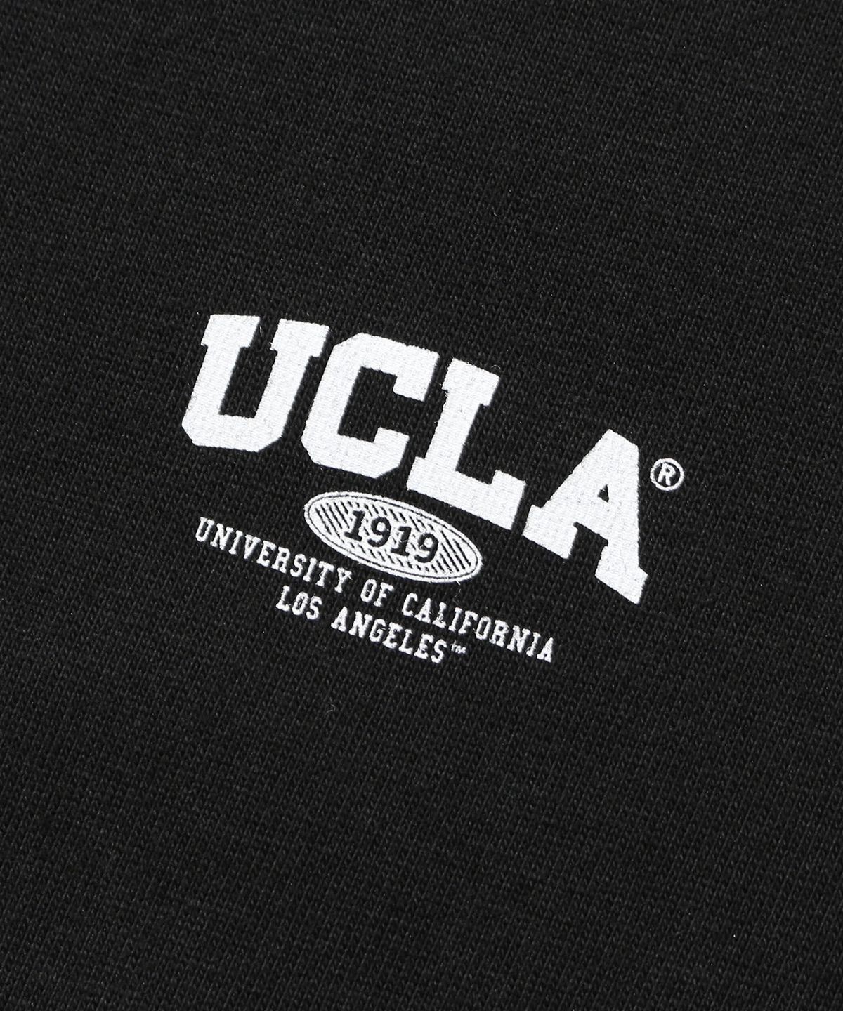 유씨엘에이(UCLA) 남녀공용 베이직 시보리 긴팔티셔츠[BLACK](UC8LT11)