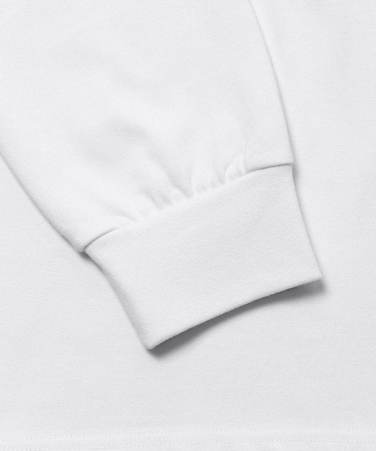 유씨엘에이(UCLA) 남녀공용 베이직 시보리 긴팔티셔츠[WHITE](UC8LT11)