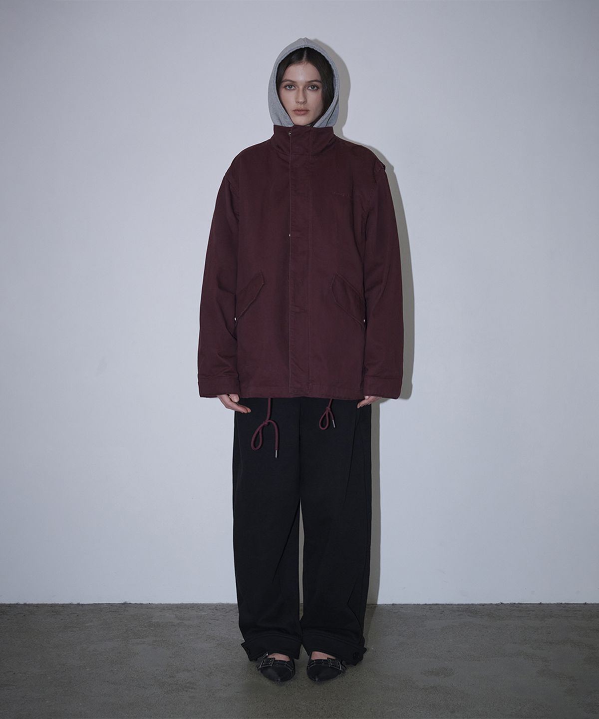 로타입(ROUGHTYPE) Standard Field Jacket - Burgundy