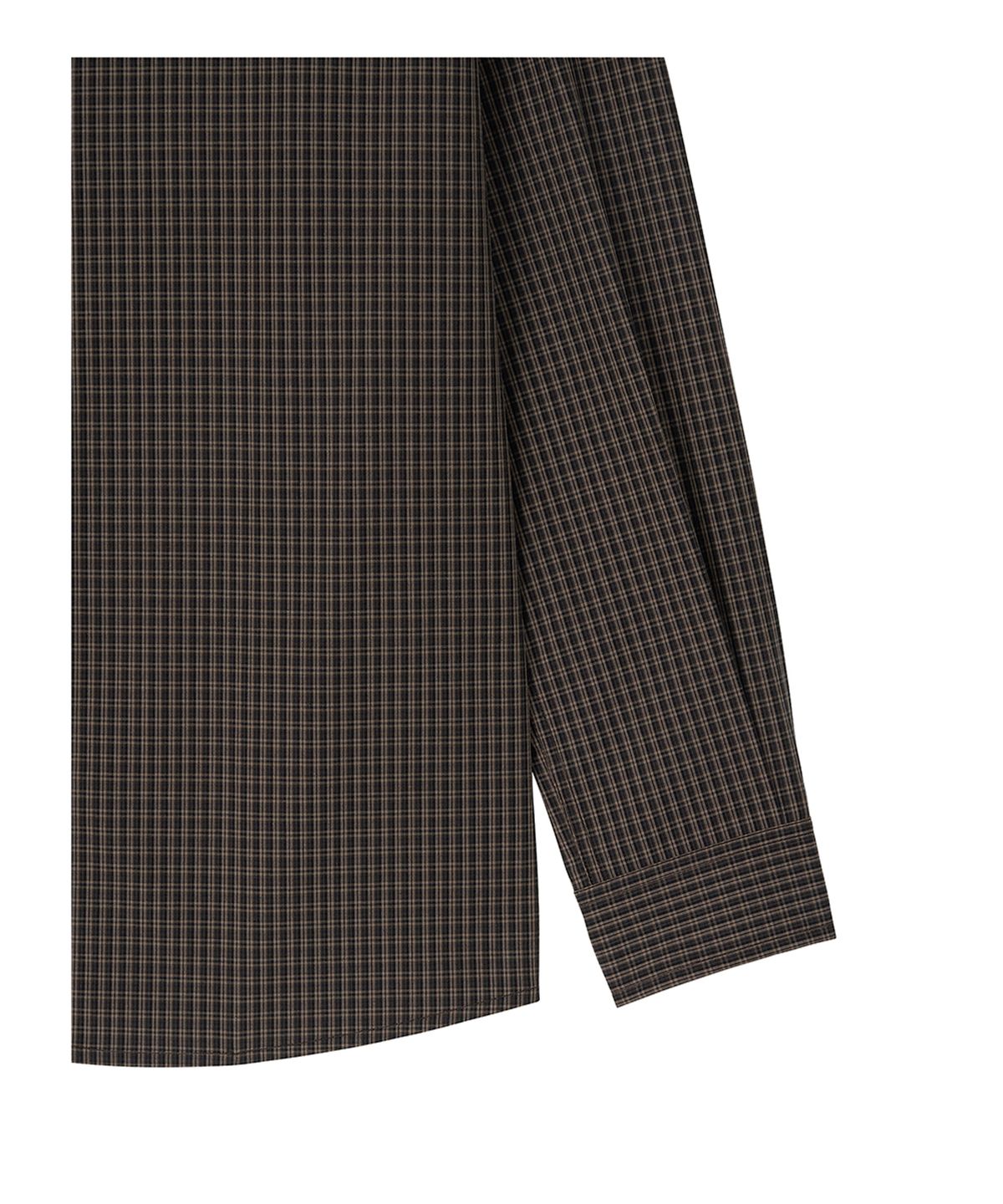 로타입(ROUGHTYPE) Oversized Checkered Shirt - Beige
