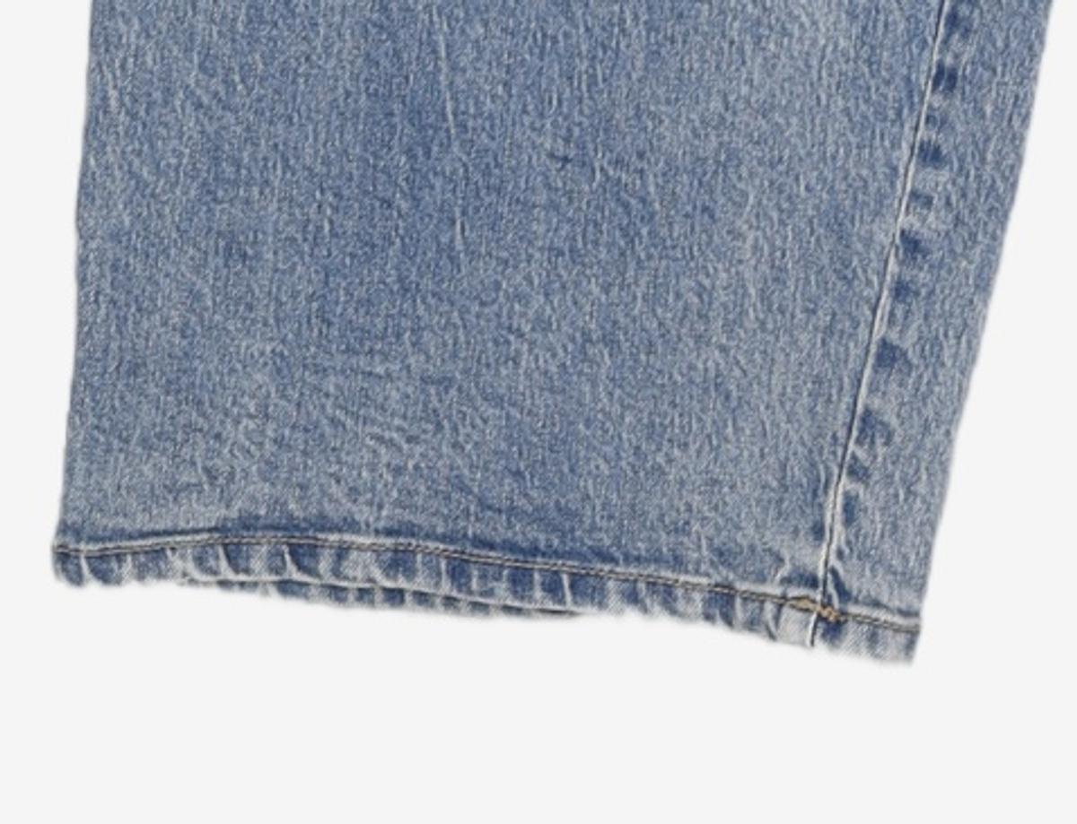 기철(KICHUL) WHITE LION NEW BAGGY DENIM PANTS (LIGHT BLUE) M