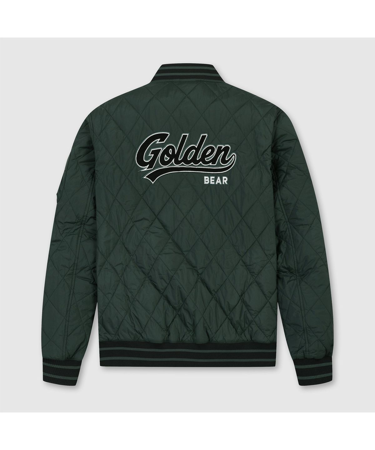골든베어(GOLDEN BEAR) (남성) Quilted Ribbed Neck Pullover G4TAW26203GRX