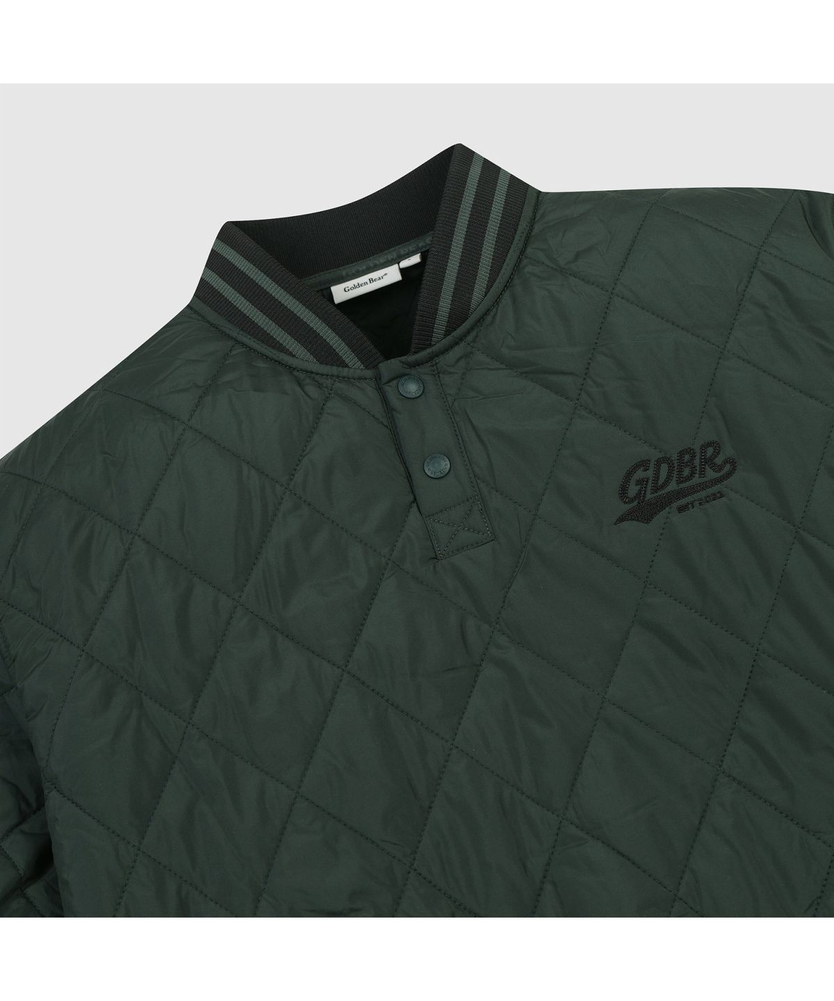 골든베어(GOLDEN BEAR) (남성) Quilted Ribbed Neck Pullover G4TAW26203GRX