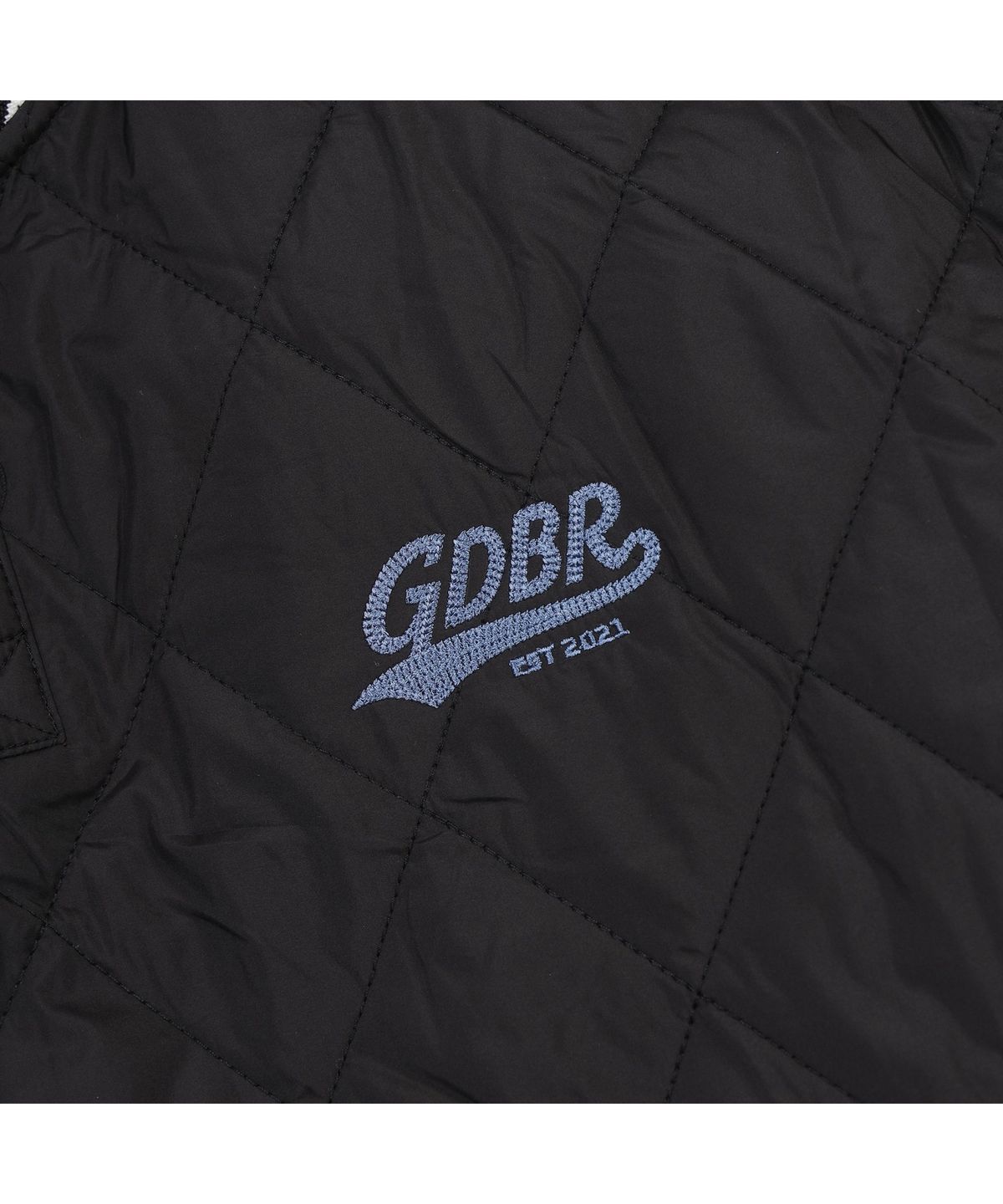 골든베어(GOLDEN BEAR) (남성) Quilted Ribbed Neck Pullover G4TAW26203BKX