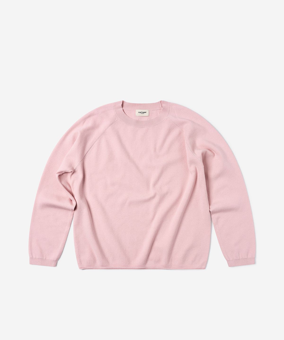 플랫웨이브 인 서울(FLATWAVE IN SEOUL) Marel Loose Fit Round Knit Pink