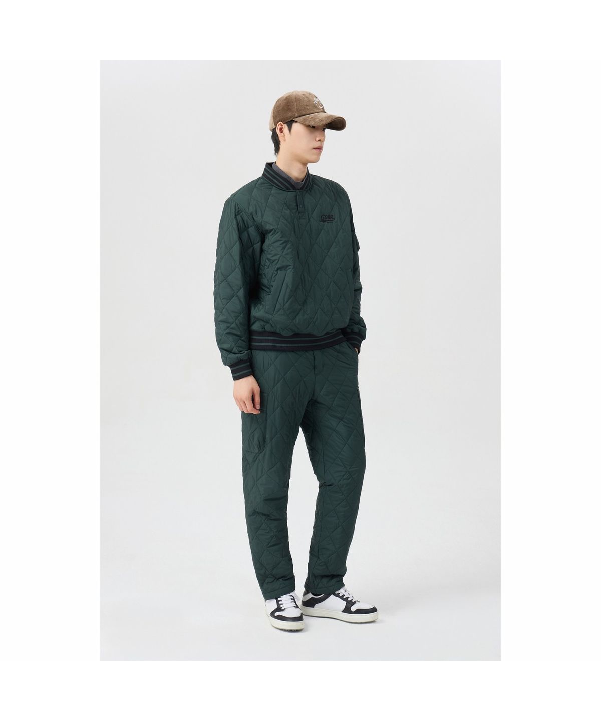 골든베어(GOLDEN BEAR) (남성) Quilted Cargo Pants G4PAW26203GRX