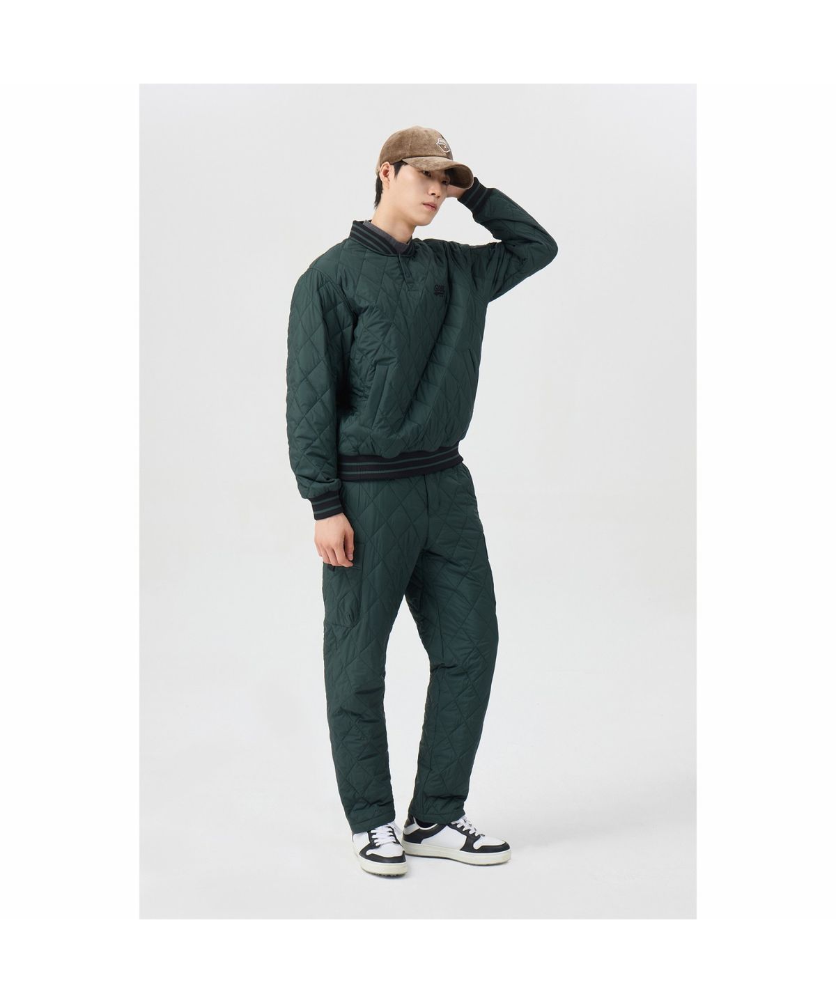 골든베어(GOLDEN BEAR) (남성) Quilted Cargo Pants G4PAW26203GRX