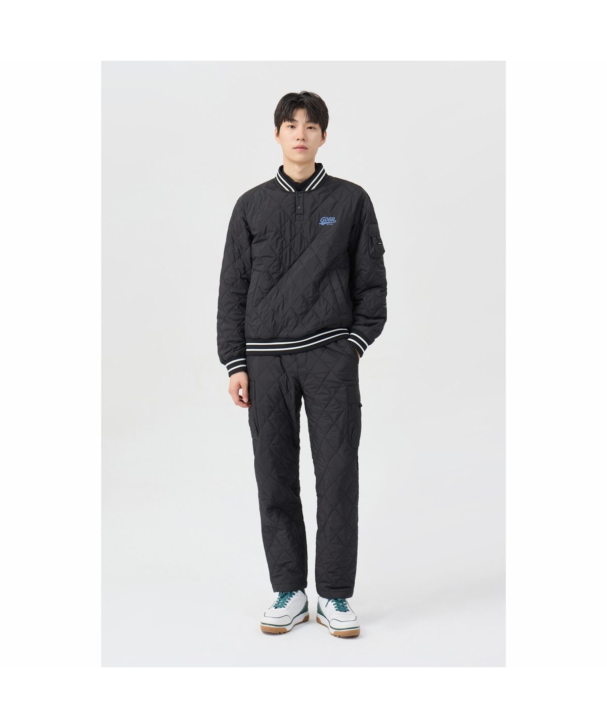 골든베어(GOLDEN BEAR) (남성) Quilted Cargo Pants G4PAW26203BKX