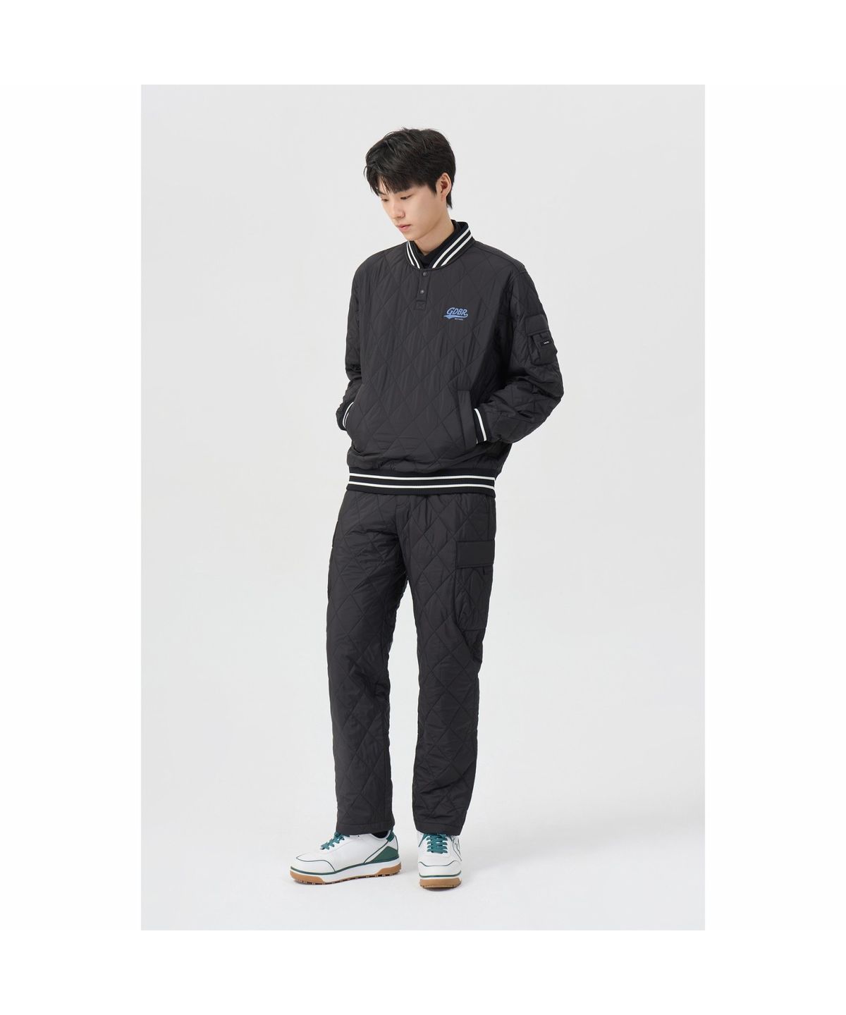 골든베어(GOLDEN BEAR) (남성) Quilted Cargo Pants G4PAW26203BKX