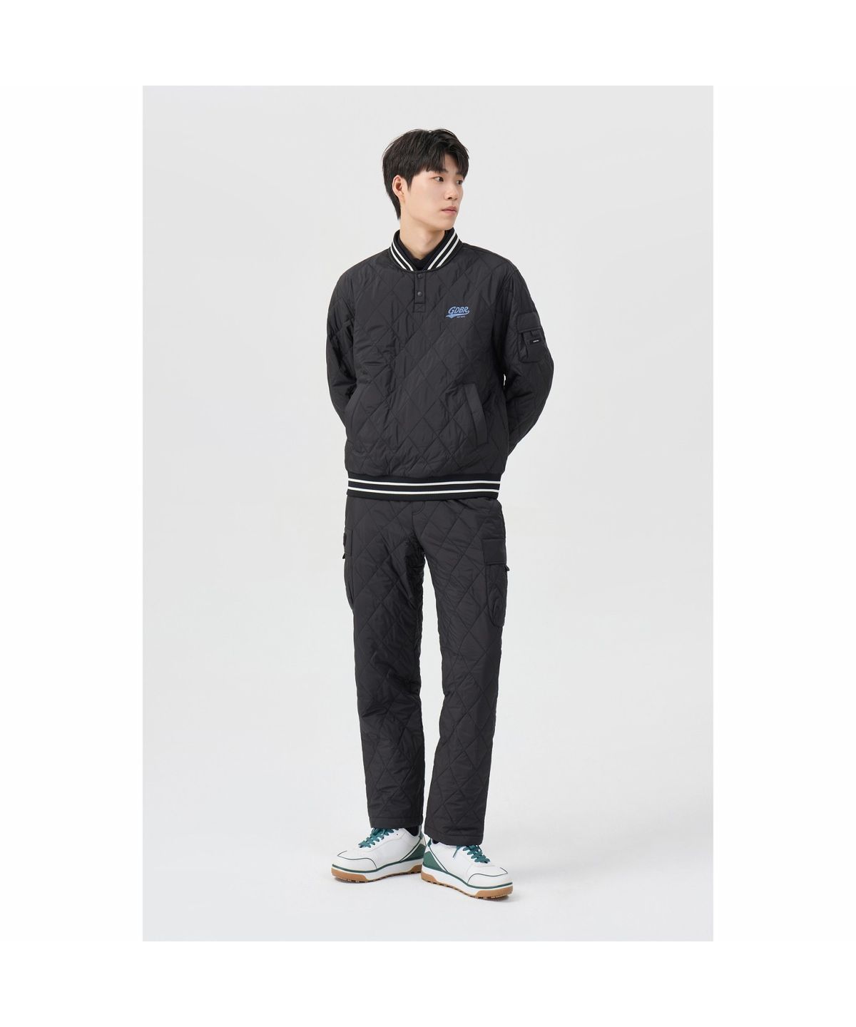 골든베어(GOLDEN BEAR) (남성) Quilted Cargo Pants G4PAW26203BKX