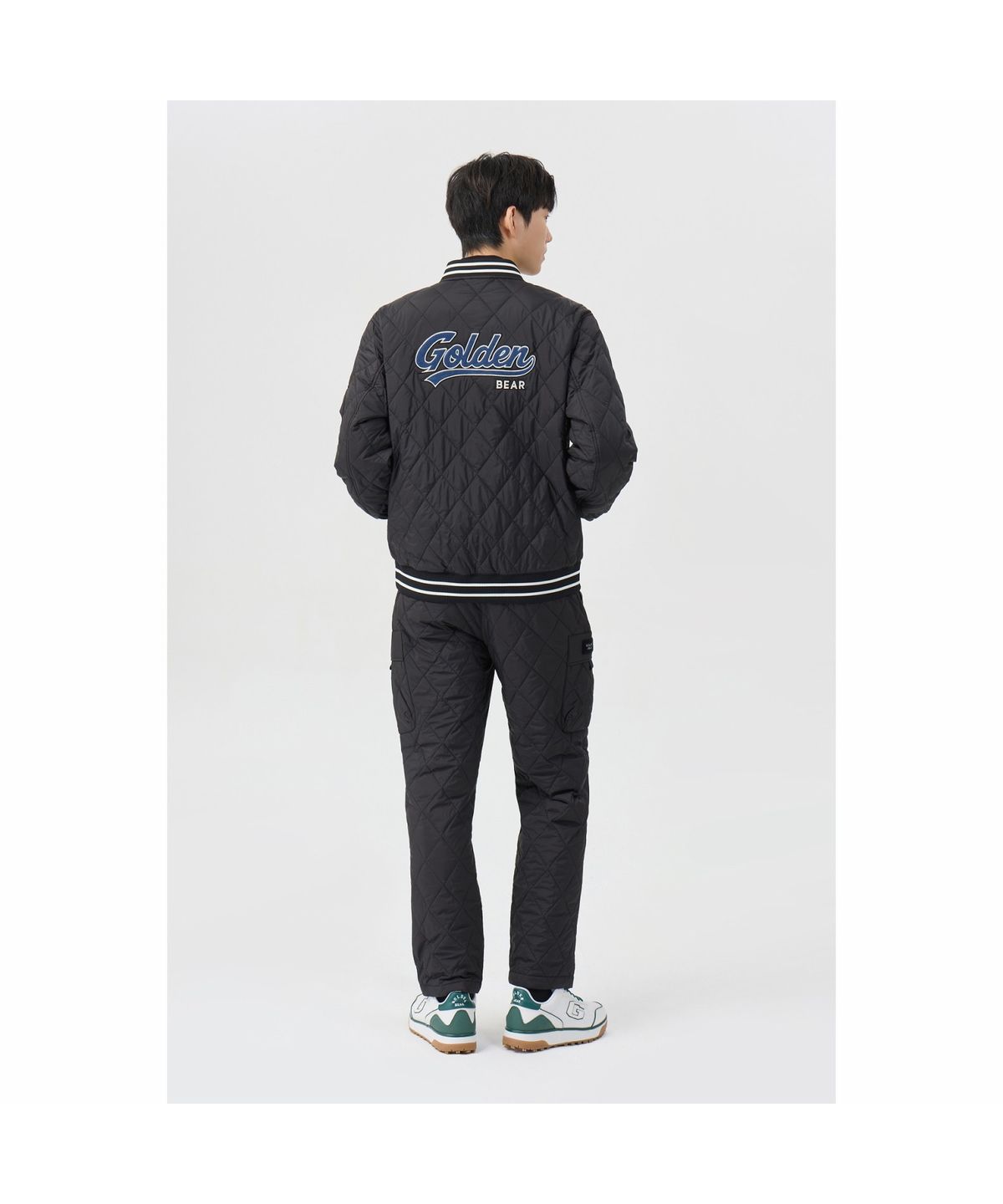골든베어(GOLDEN BEAR) (남성) Quilted Cargo Pants G4PAW26203BKX