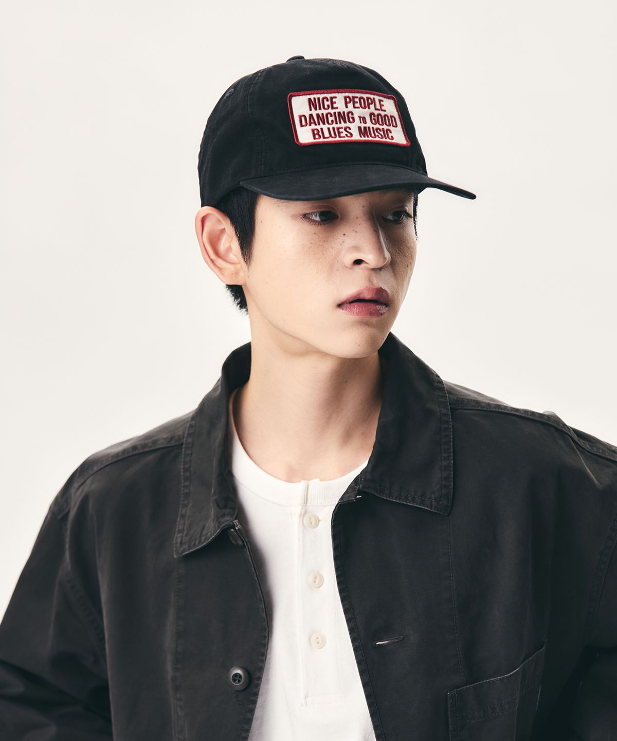 에스피오나지(ESPIONAGE) Blues Music 5Panel Vintage Cap Black