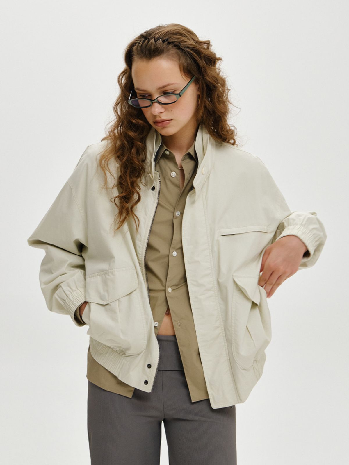 플리즈프로젝트(PLZPROJECT) STEVE HARRINGTON JACKET, IVORY