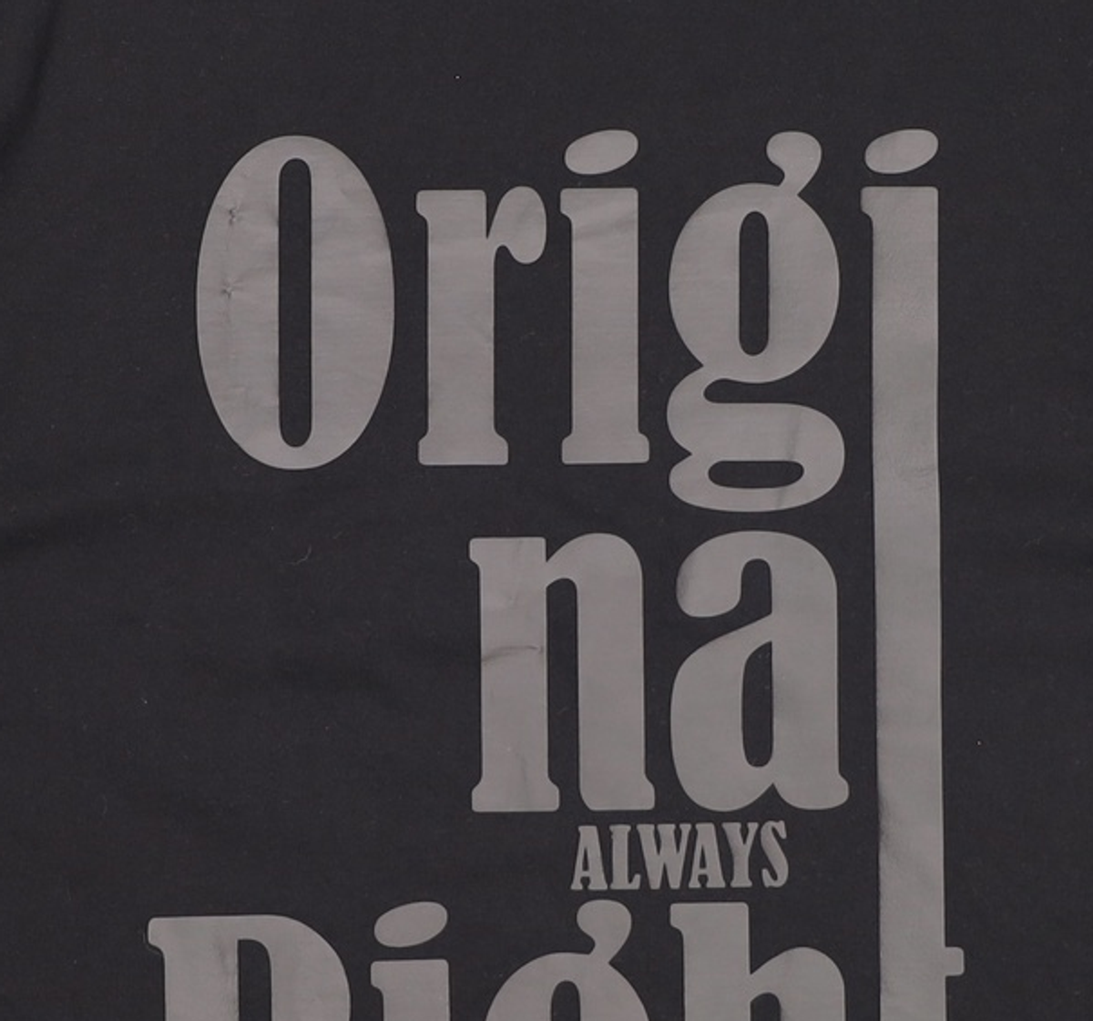 메종미네드(MAISON MINED) ORIGINAL HALF T BLACK L