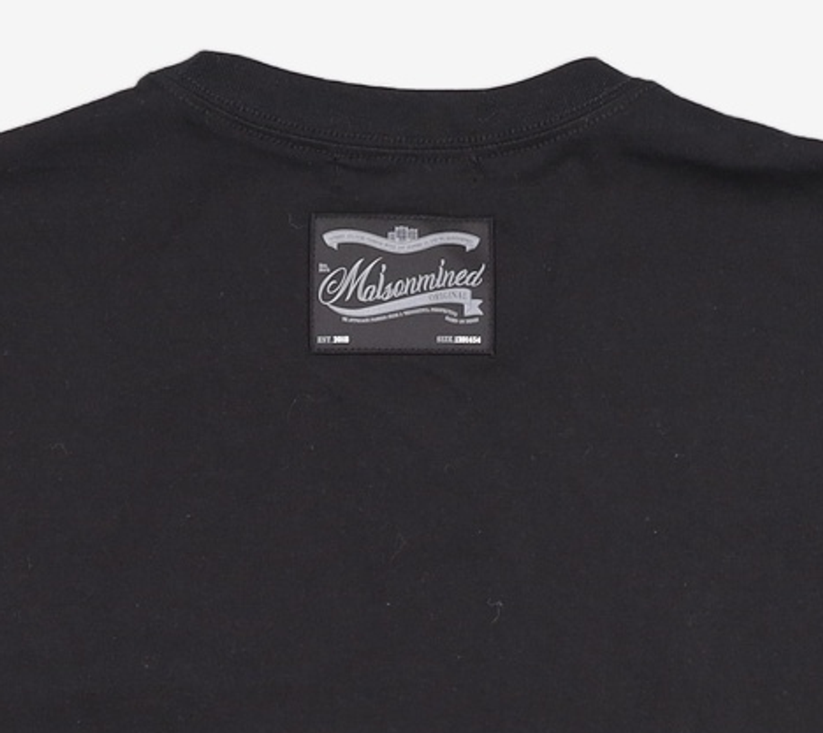 메종미네드(MAISON MINED) ORIGINAL HALF T BLACK L
