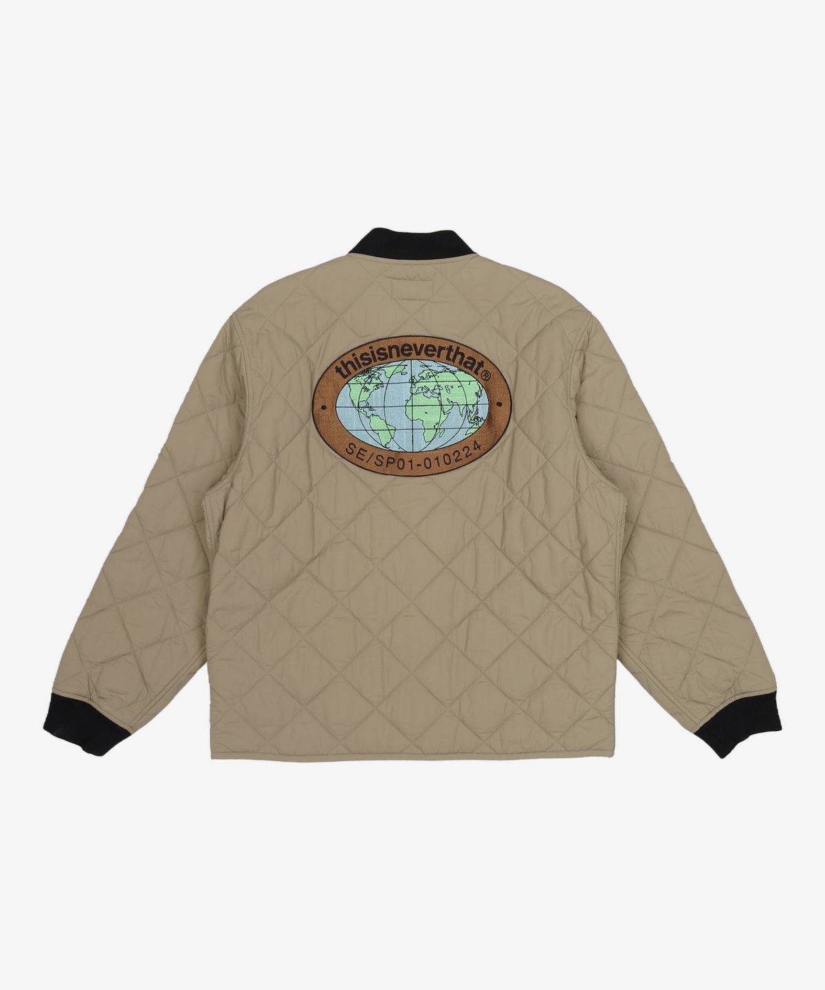디스이즈네버댓(THISISNEVERTHAT) Globe Quilted Jacket Khaki M