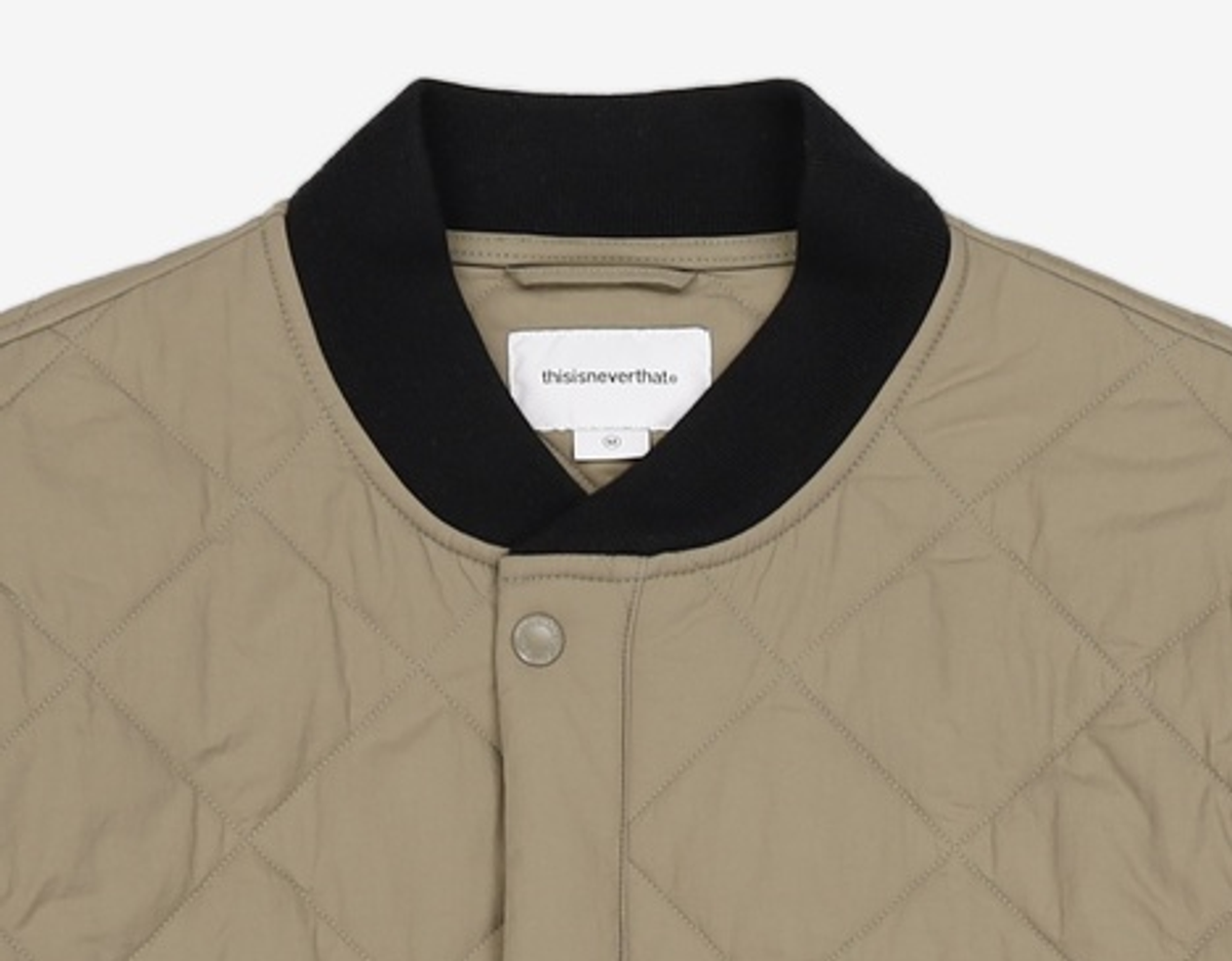 디스이즈네버댓(THISISNEVERTHAT) Globe Quilted Jacket Khaki M