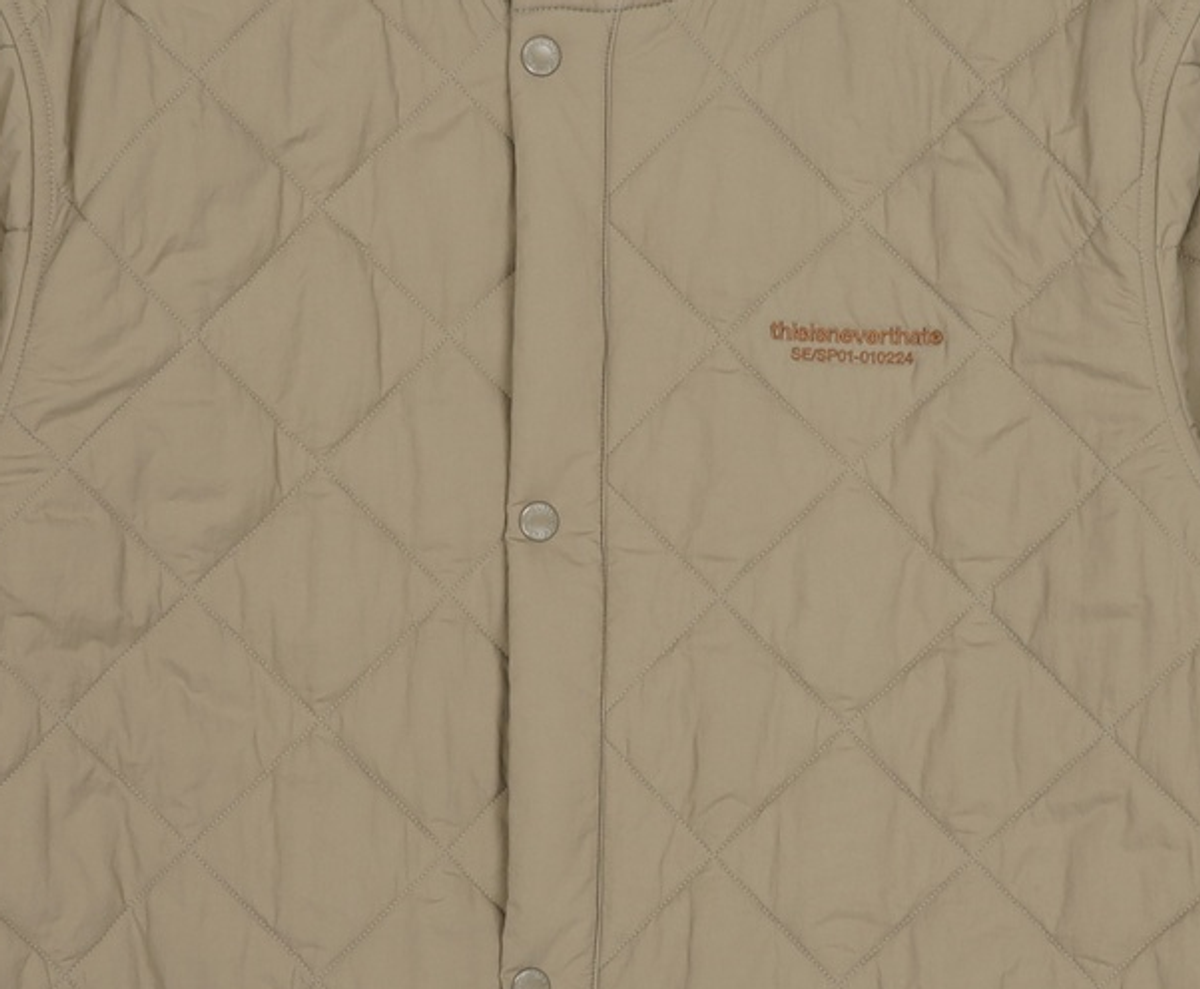 디스이즈네버댓(THISISNEVERTHAT) Globe Quilted Jacket Khaki M