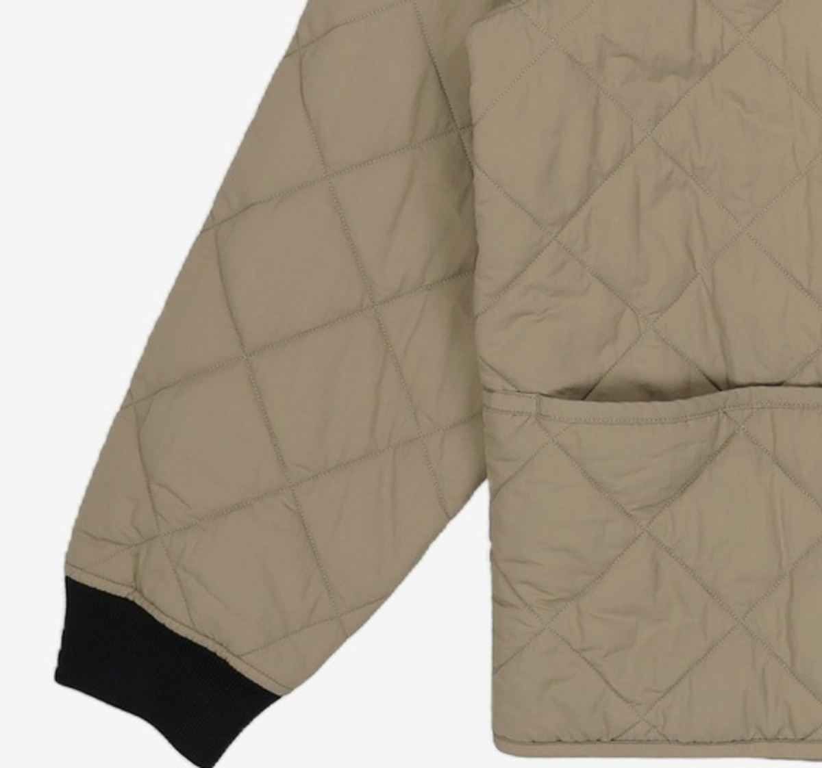 디스이즈네버댓(THISISNEVERTHAT) Globe Quilted Jacket Khaki M