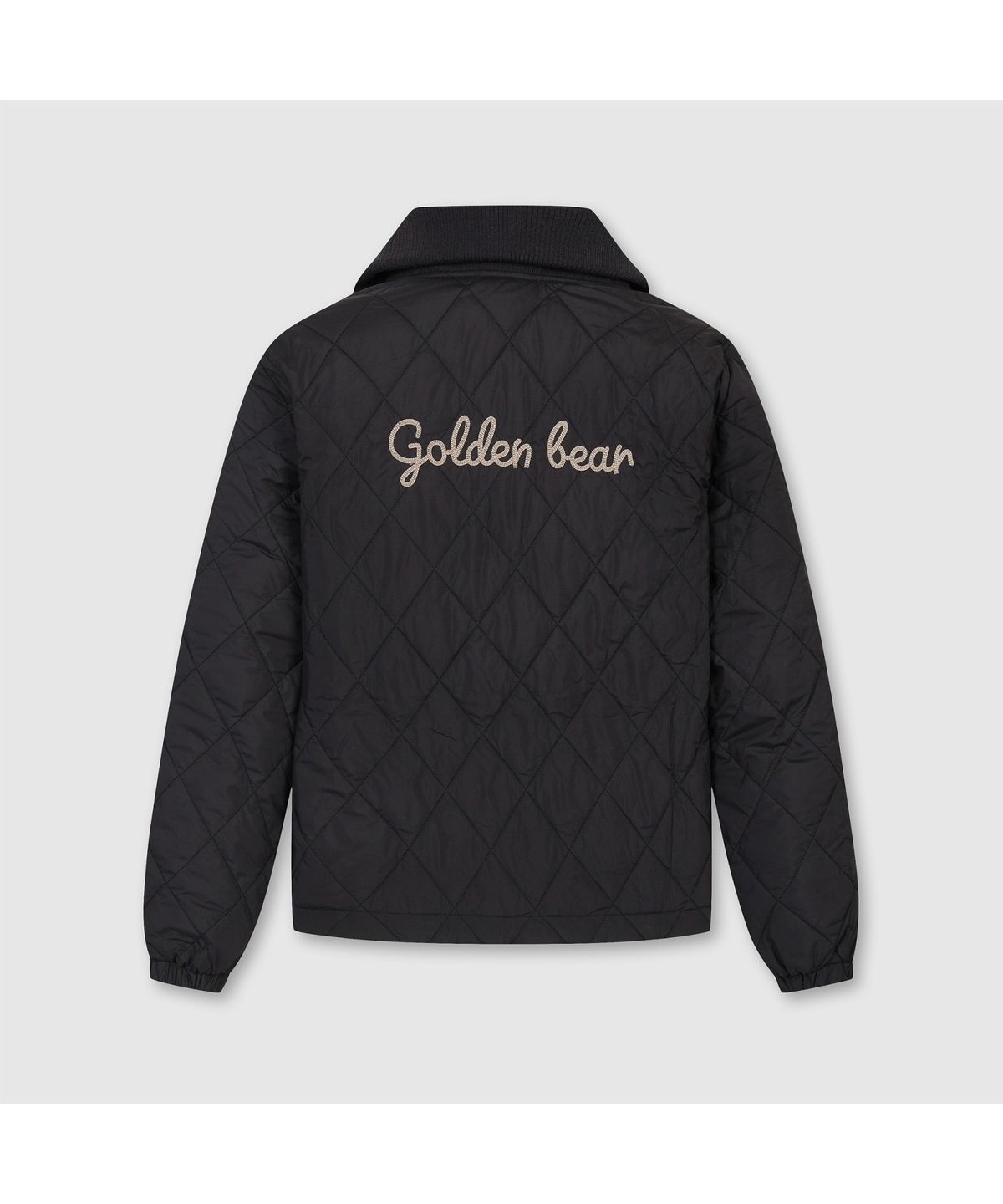 골든베어(GOLDEN BEAR) (여성) Quilted V-neck Sweat (SET UP) G5TAW26201BKX