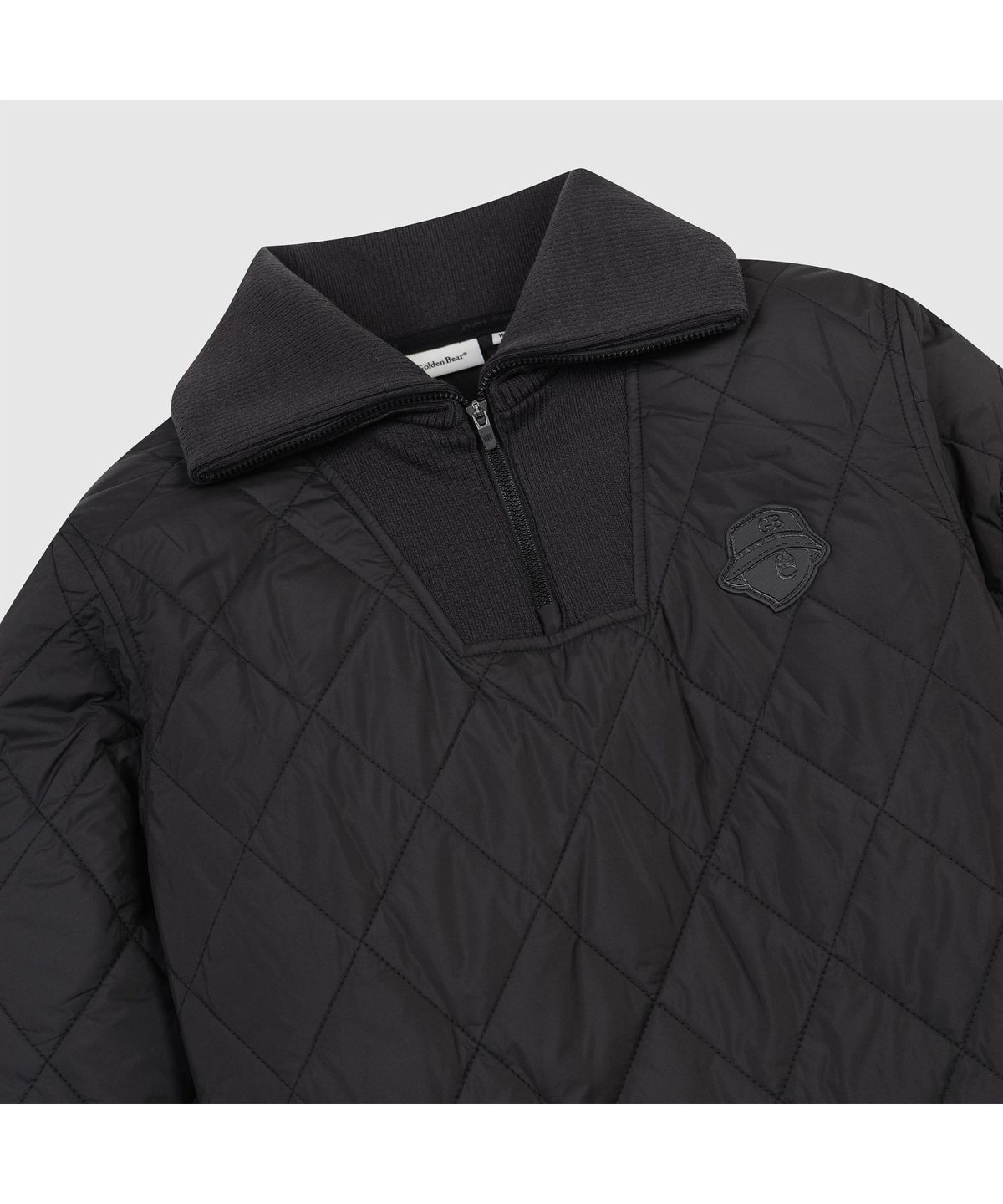 골든베어(GOLDEN BEAR) (여성) Quilted V-neck Sweat (SET UP) G5TAW26201BKX