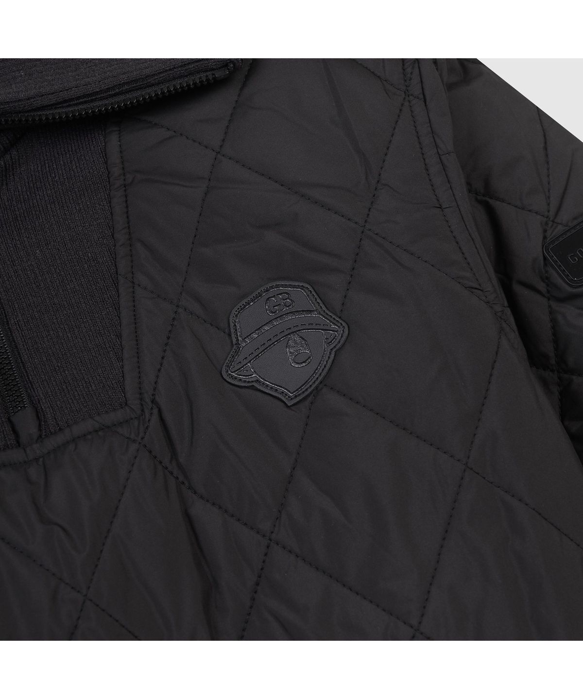 골든베어(GOLDEN BEAR) (여성) Quilted V-neck Sweat (SET UP) G5TAW26201BKX