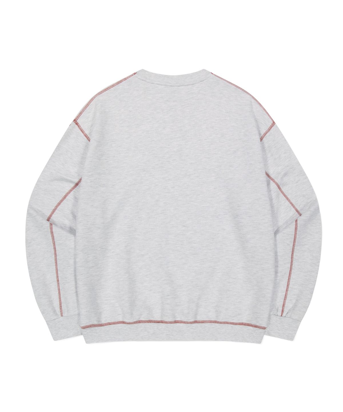 브라운브레스(BROWNBREATH) COVER STITCH VARIATION TAG CREWNECK (2colors)