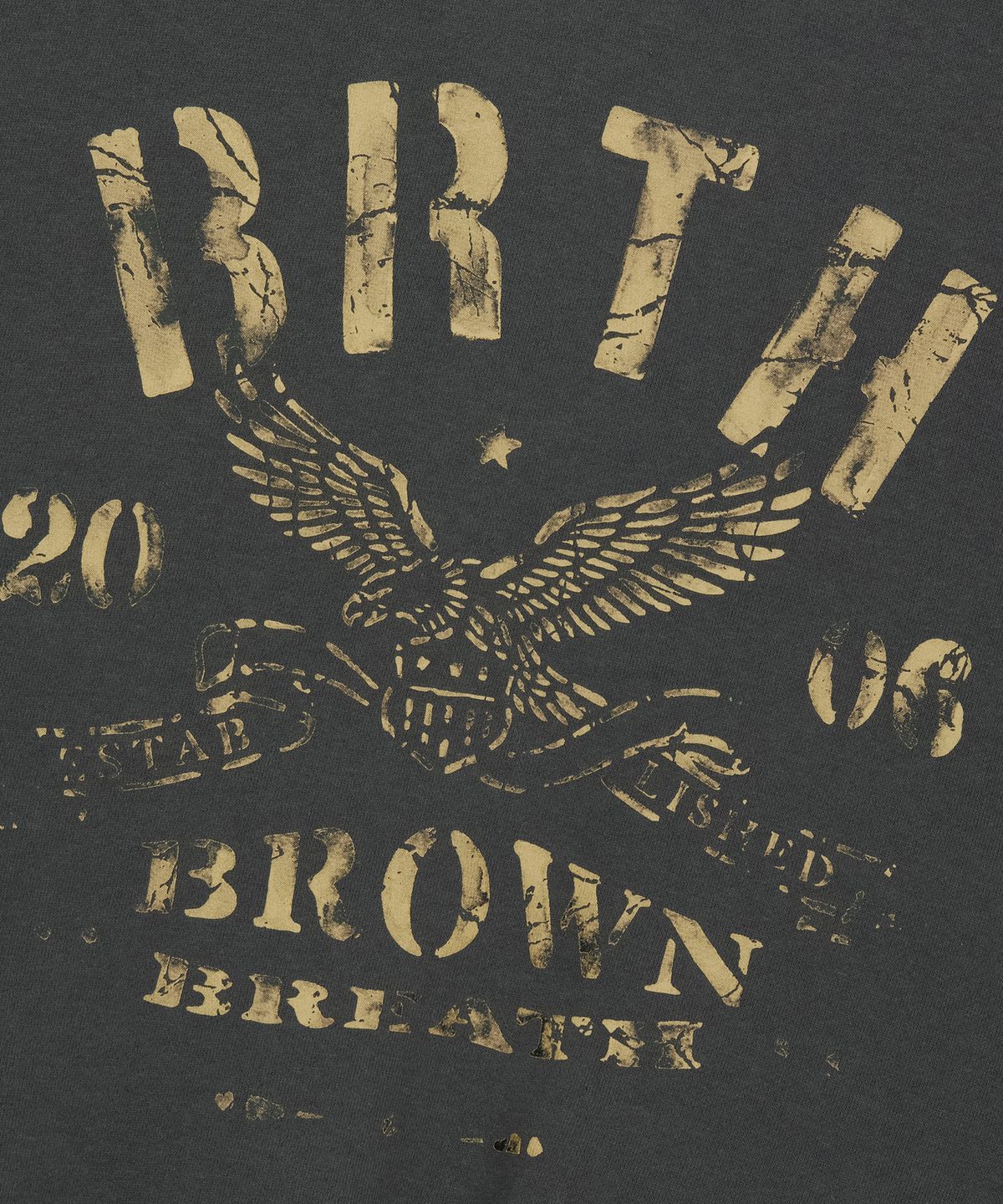 브라운브레스(BROWNBREATH) COVER STITCH VARIATION TAG CREWNECK (2colors)